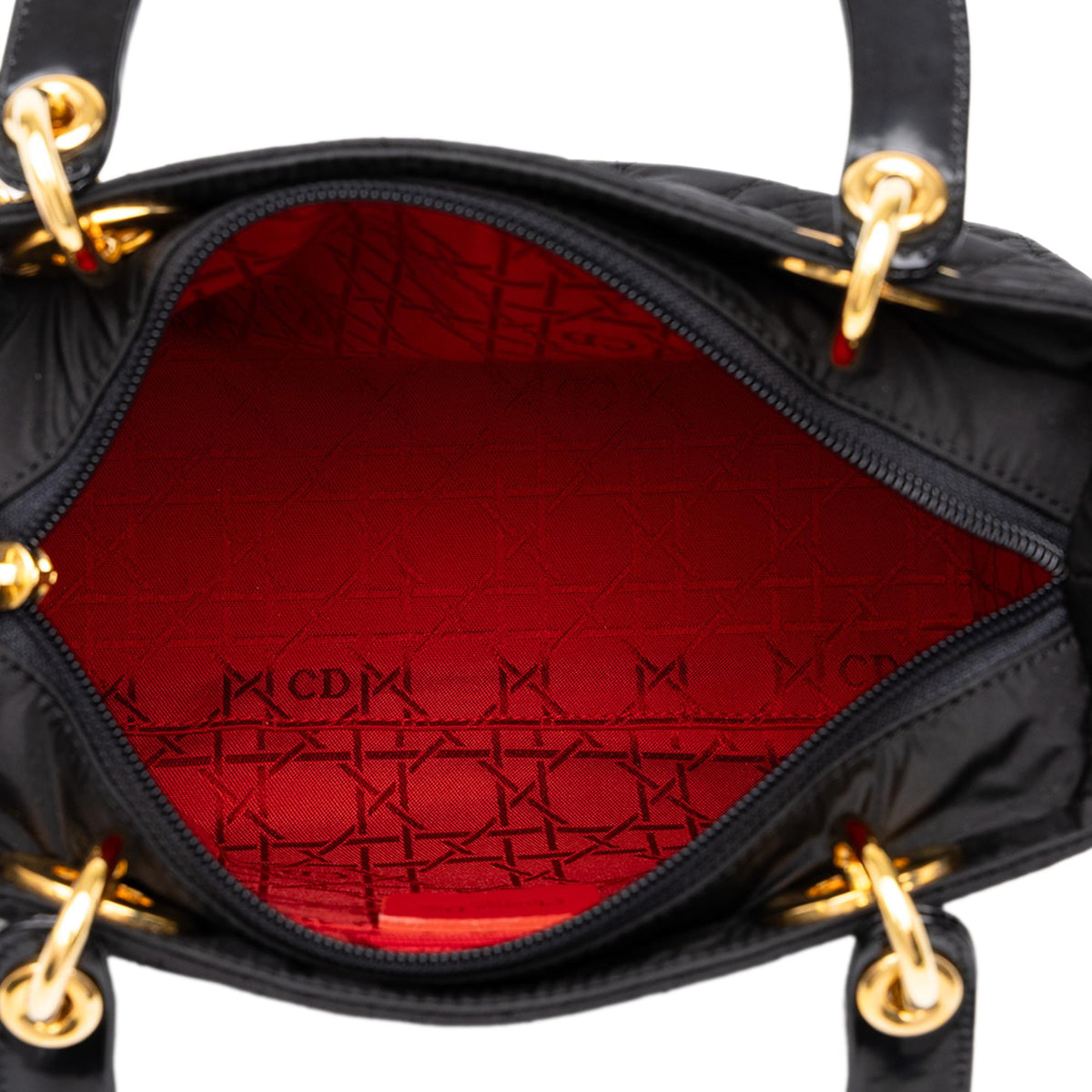 Dior Medium Nylon Cannage Lady Dior