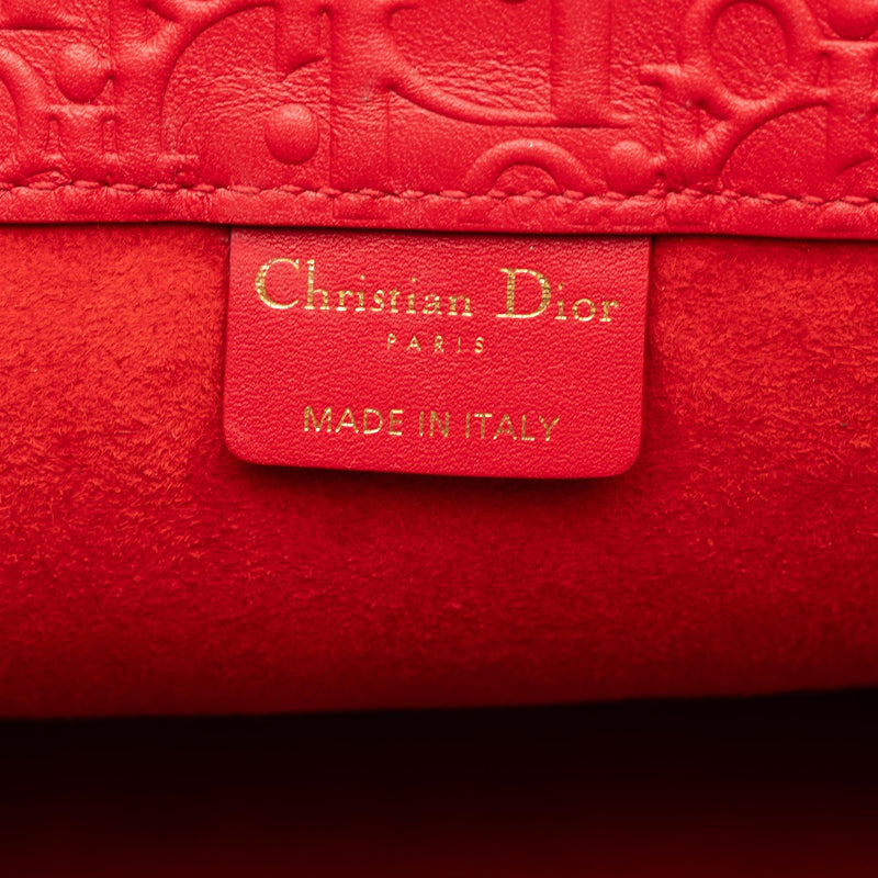 Dior Medium Oblique Embossed Leather Book Tote (SHG-iqfn3c)