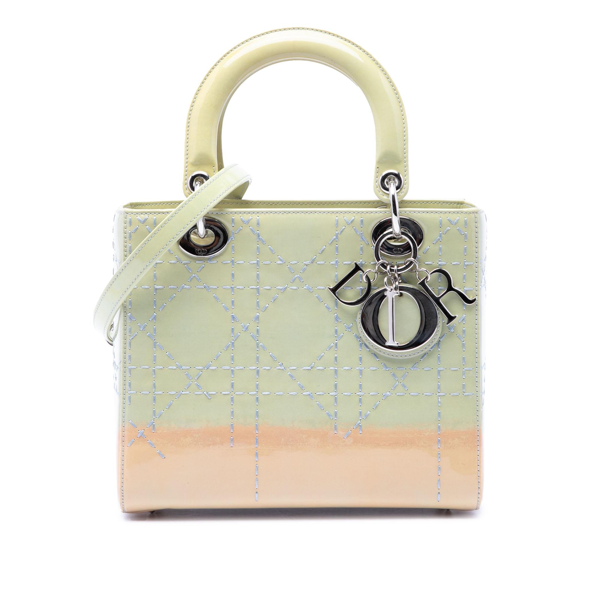 Dior Medium Ombre Patent Cannage Lady Dior