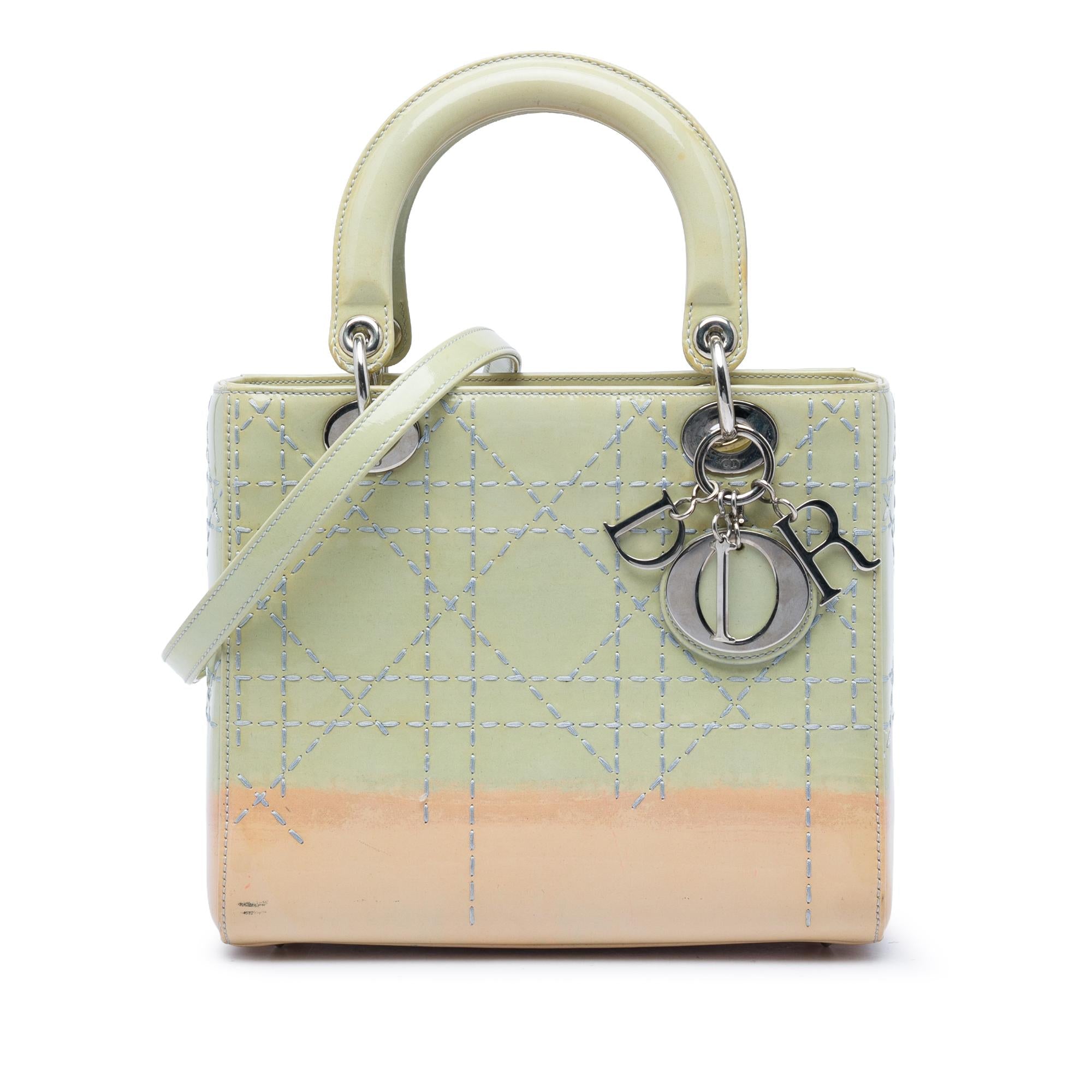 Dior Medium Ombre Patent Cannage Lady Dior