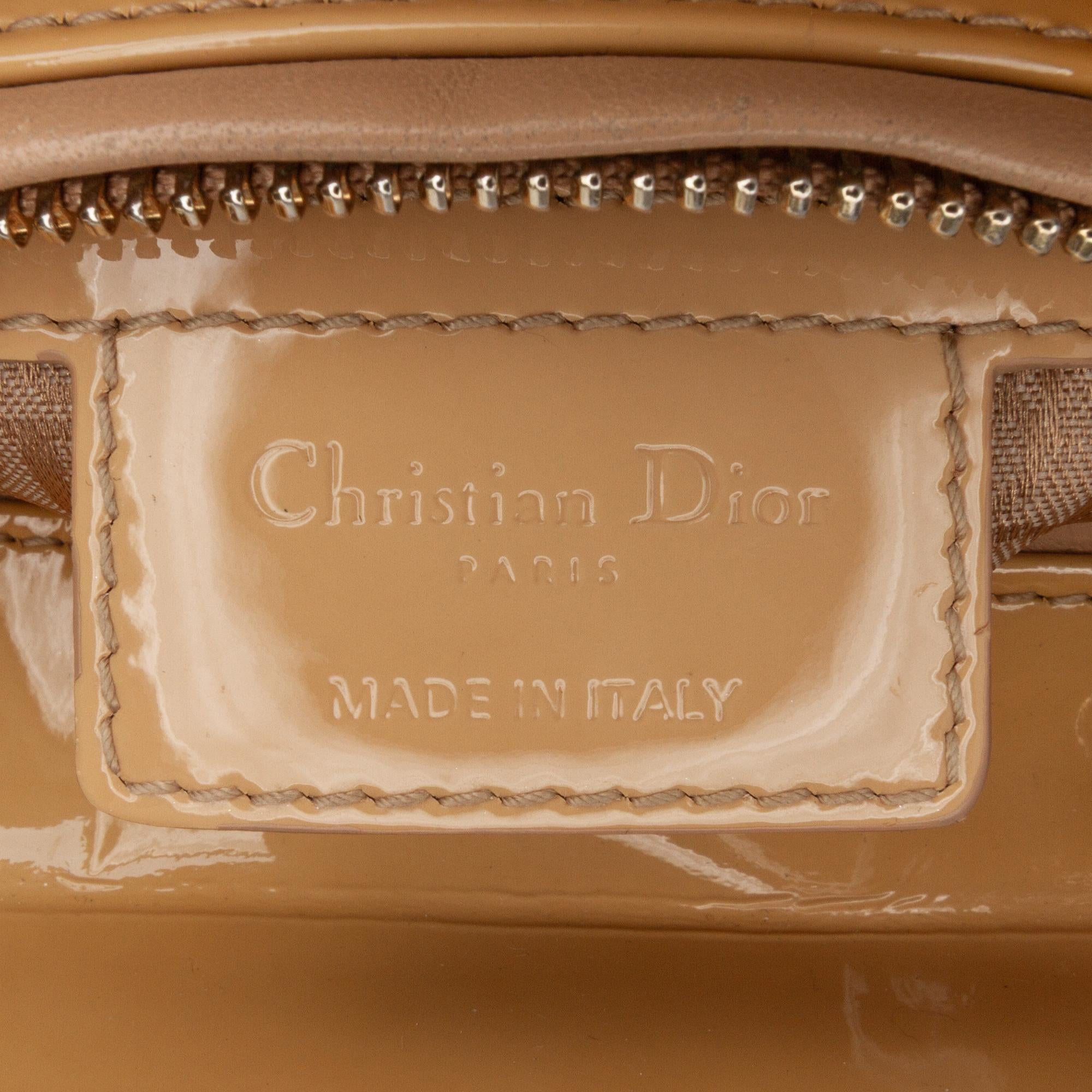 Dior Medium Patent Cannage Lady Dior