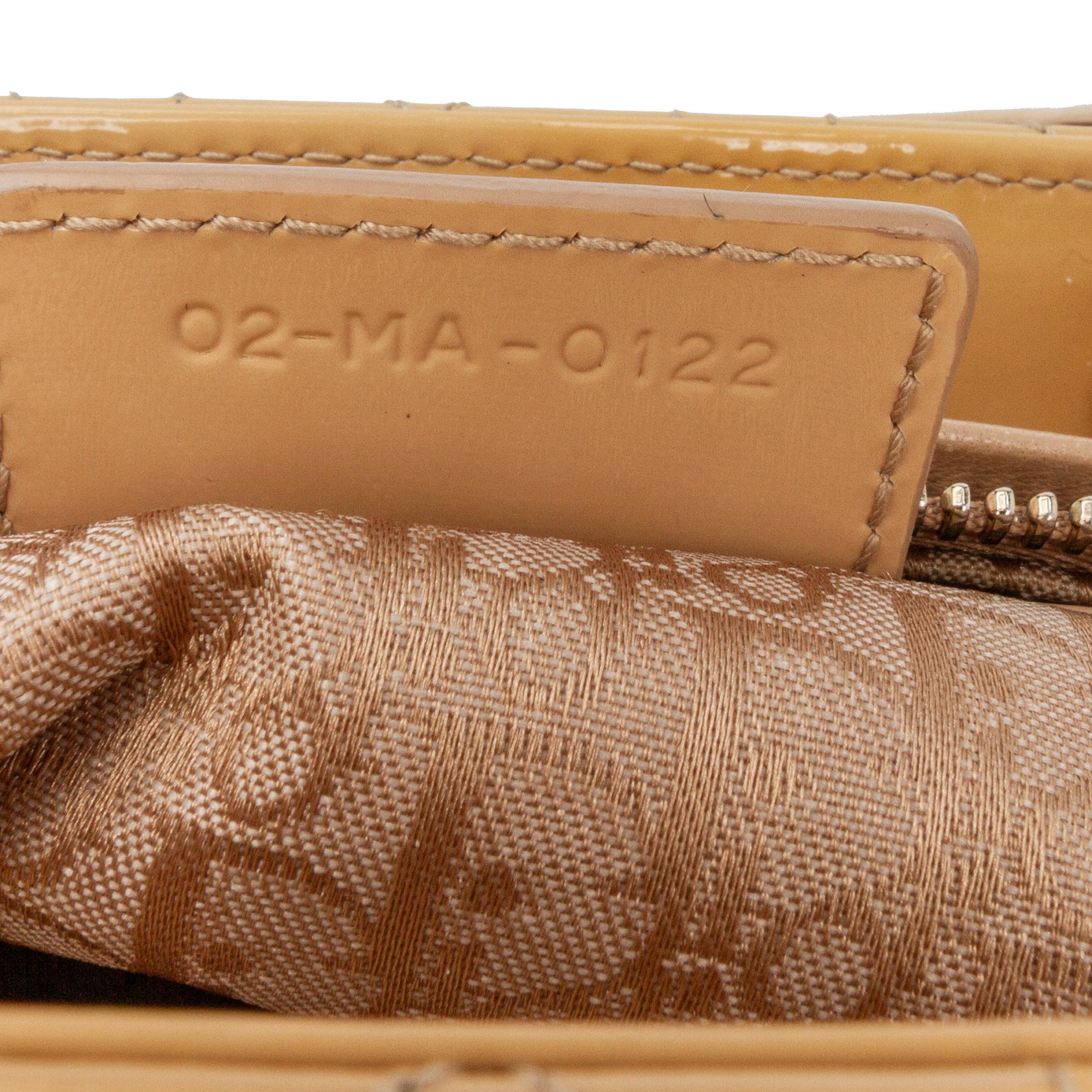 Dior Medium Patent Cannage Lady Dior