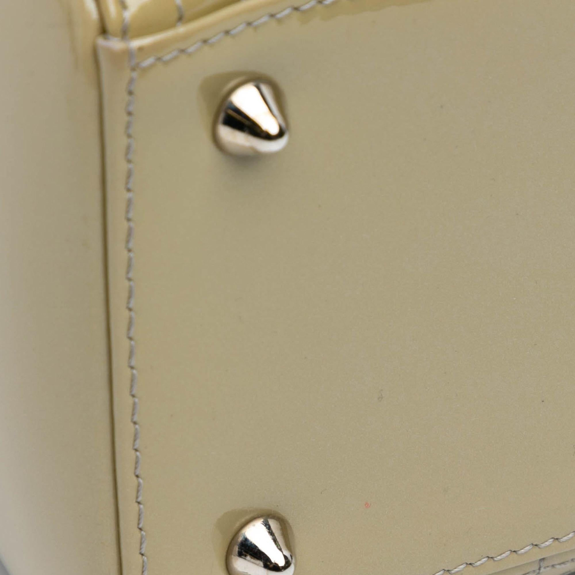 Dior Medium Patent Cannage Lady Dior