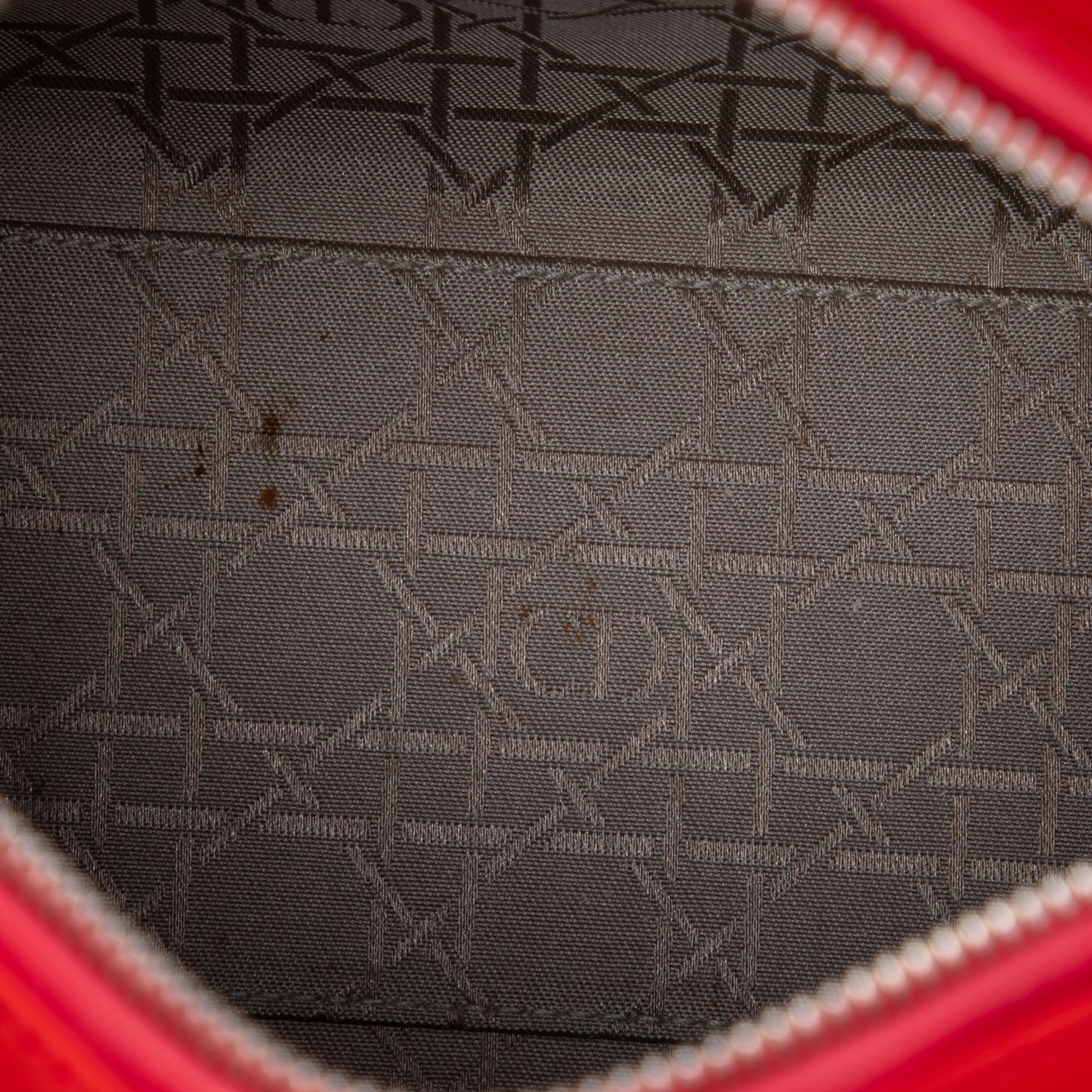 Dior Medium Patent Cannage Lady Dior