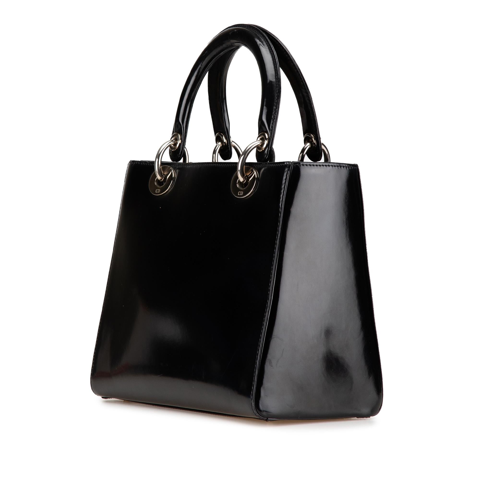 Dior Medium Patent Lady Dior