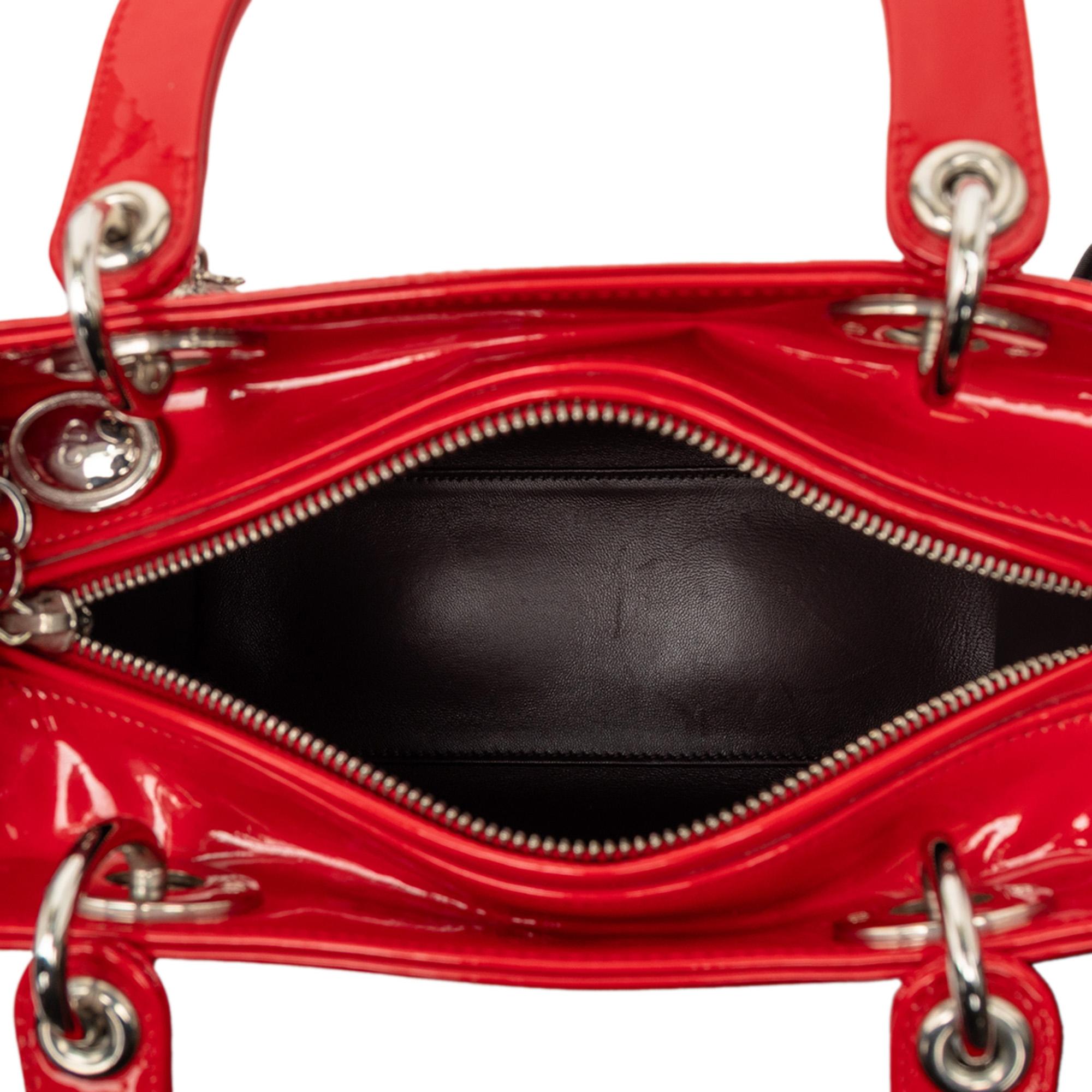 Dior Medium Patent Lady Dior