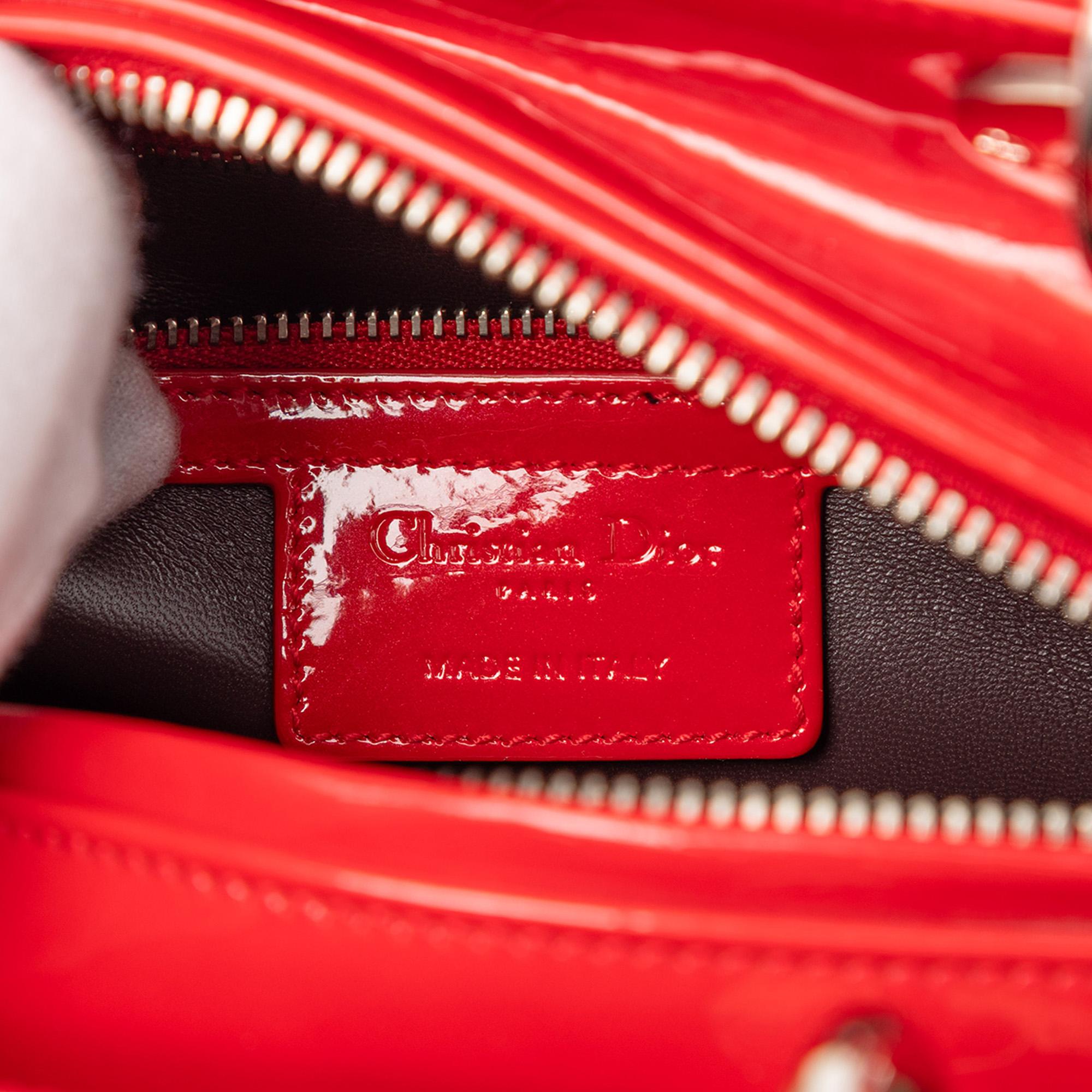 Dior Medium Patent Lady Dior