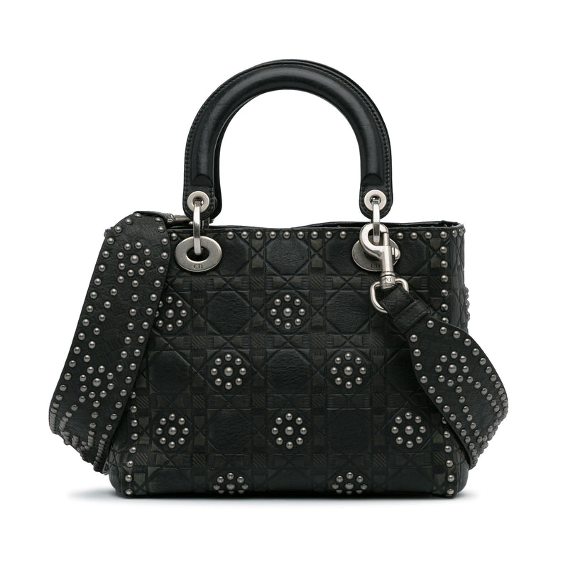 Dior Medium Studded Cannage Supple Lady Dior (SHG-SMh9P5)