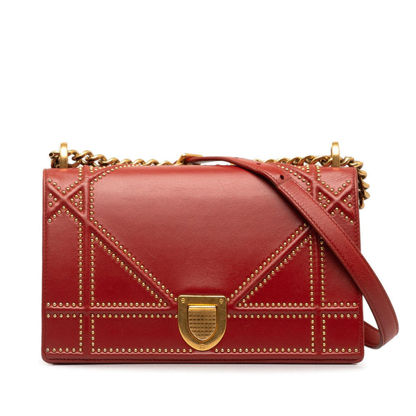 Dior Medium Studded Diorama Crossbody Bag (SHG-ZXsUFN)