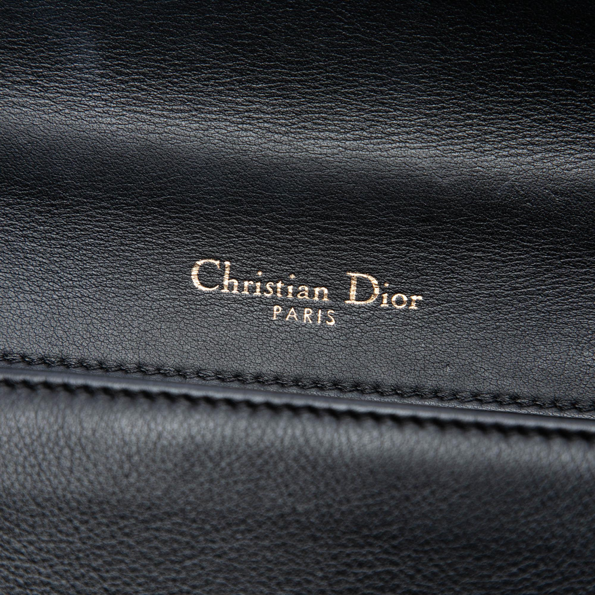 Dior Medium Studded Lambskin Diorama Flap