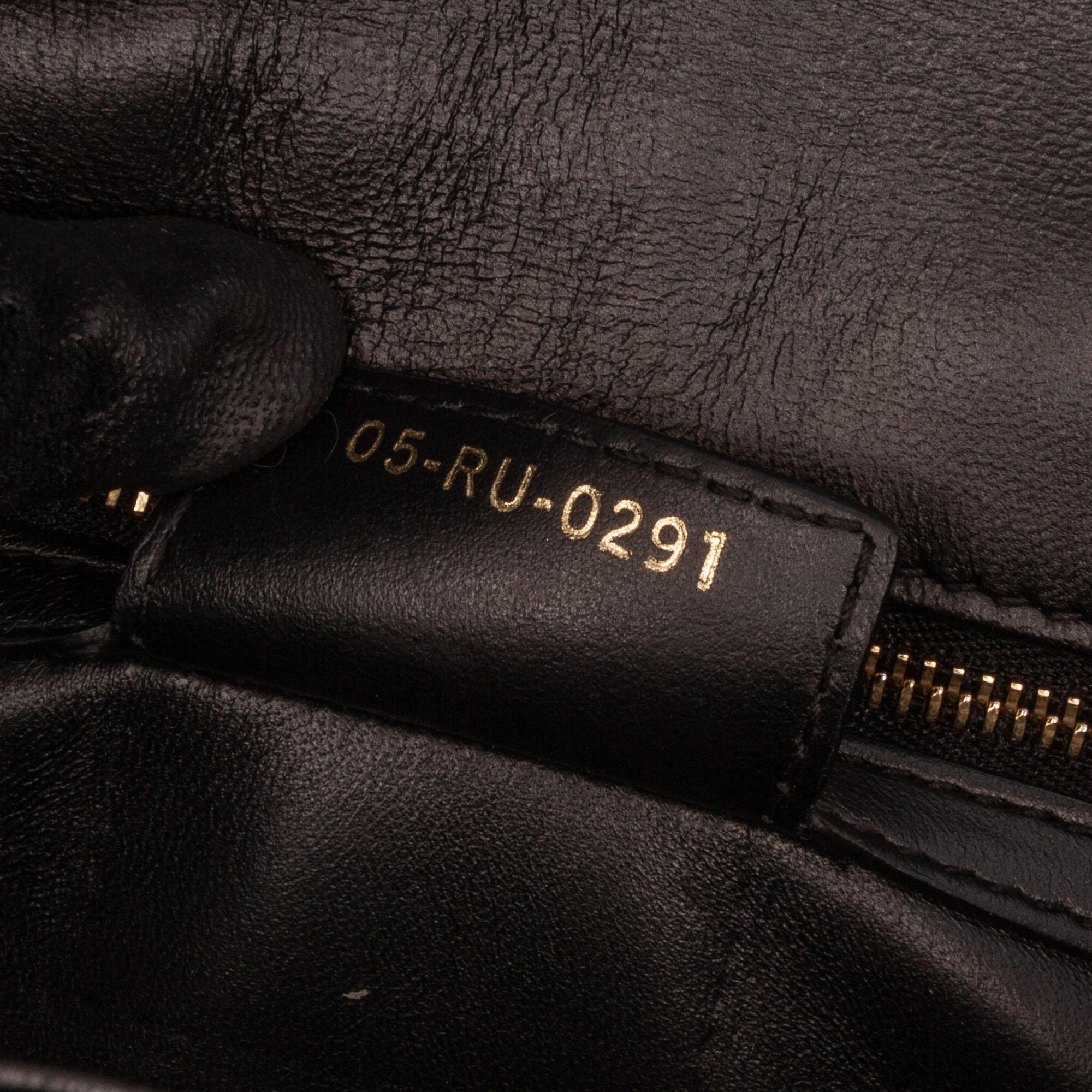 Dior Medium Technical Canvas Macro Houndstooth Caro Bag