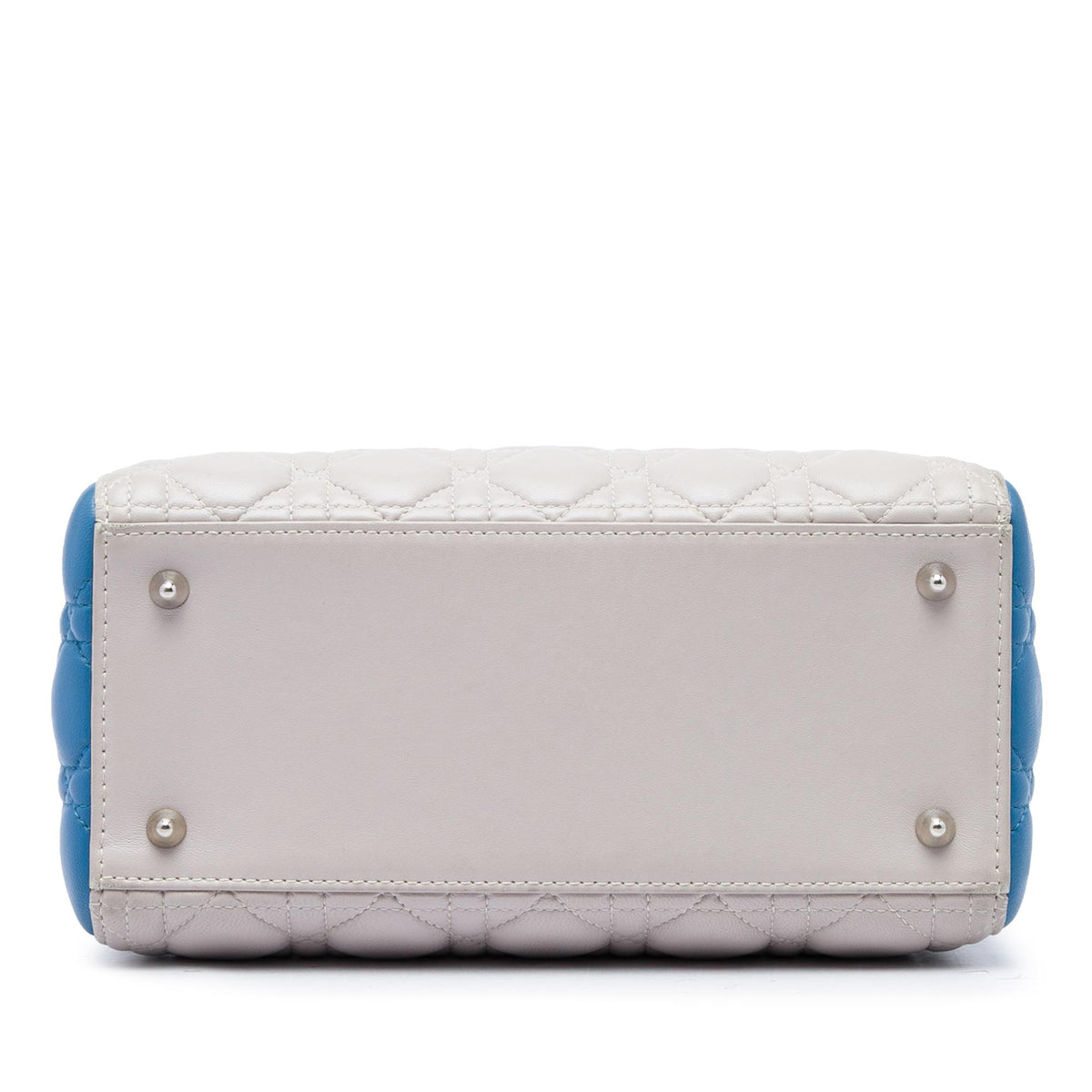 Dior Medium Tricolor Lambskin Cannage Lady Dior
