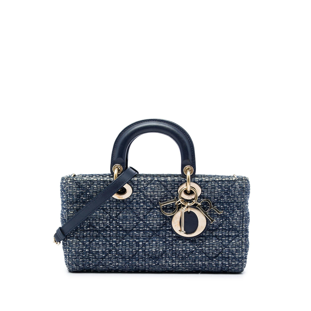 Dior Medium Tweed Cannage Lady D Joy