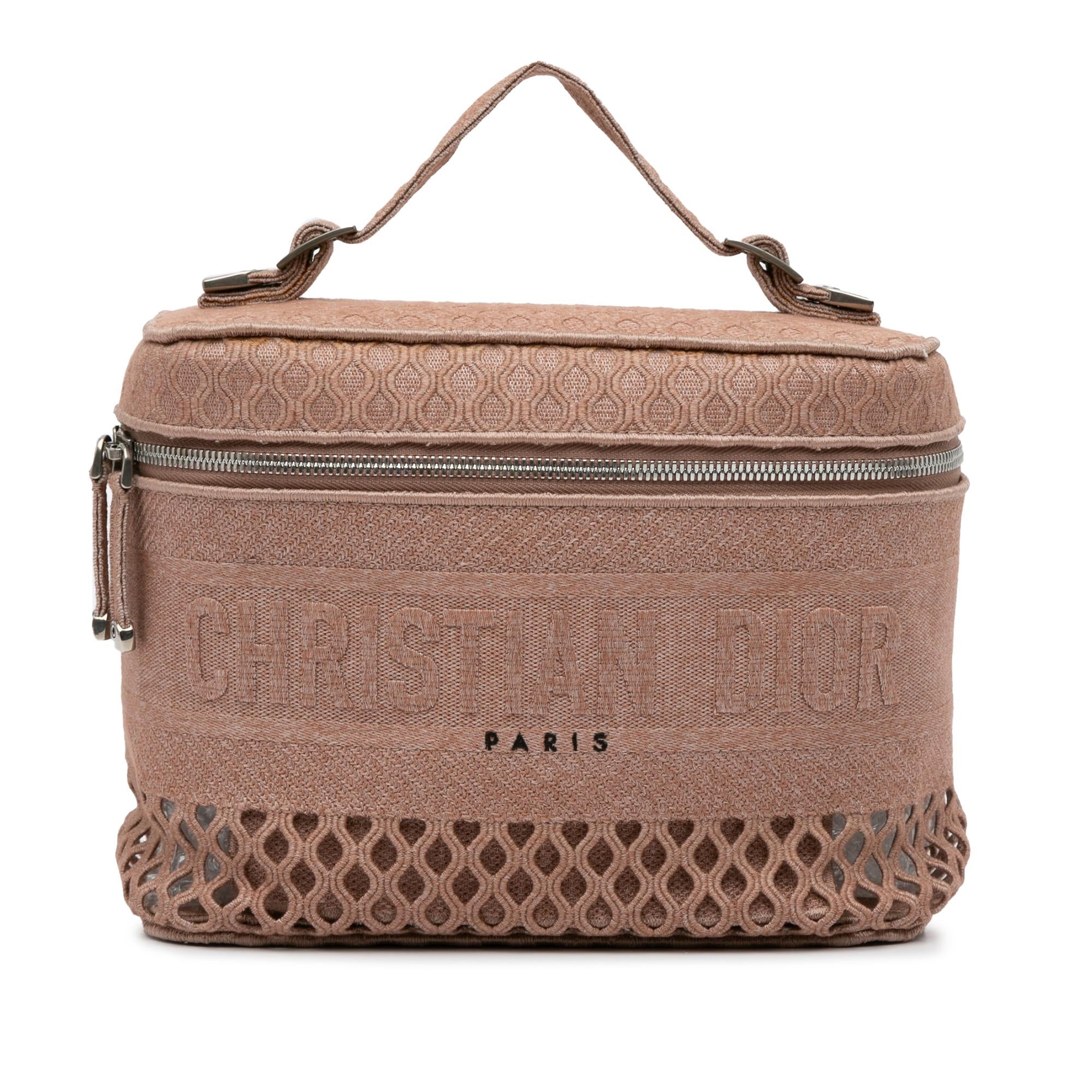 Dior Mesh Embroidered Diortravel Vanity Case (SHG-sIhwnz)