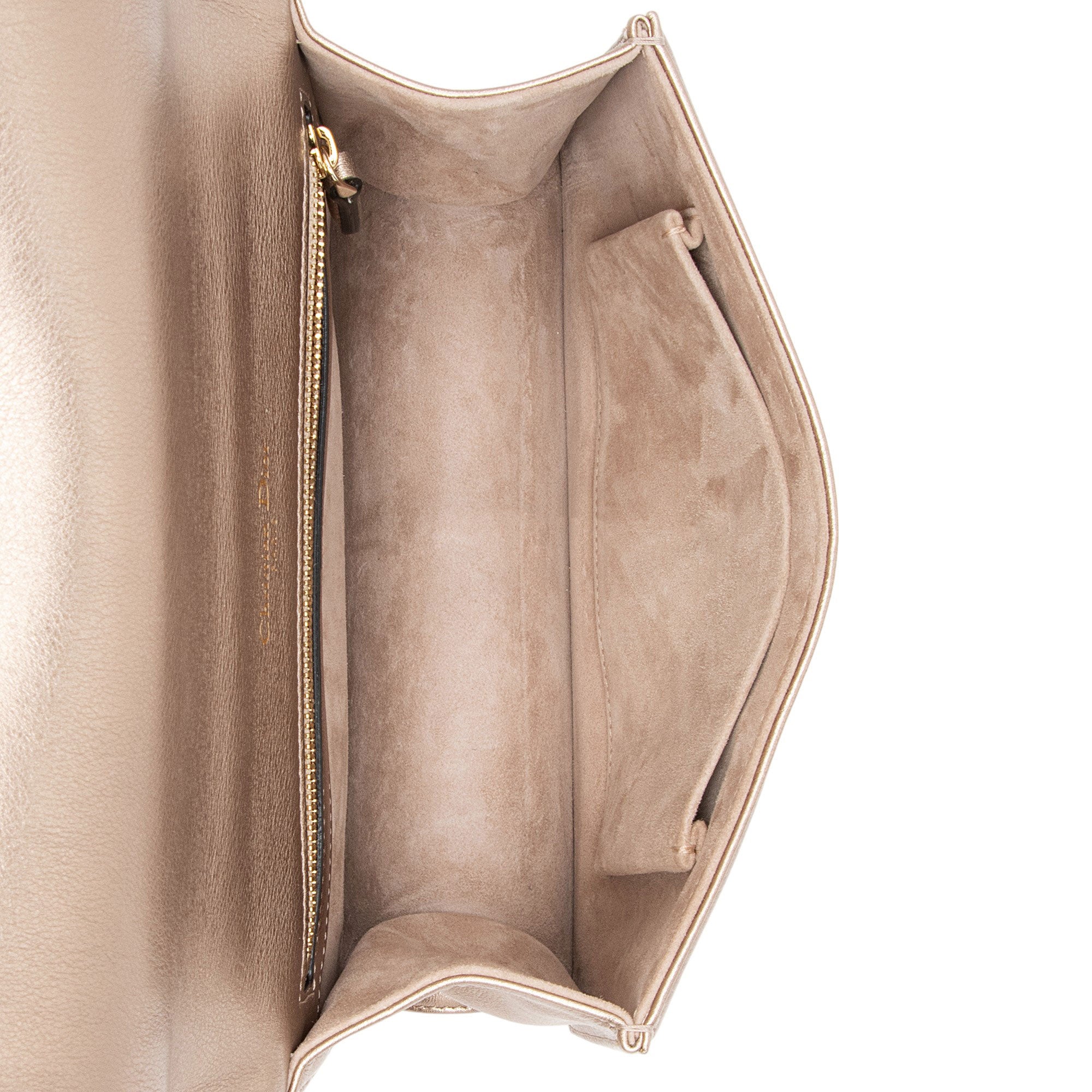 Dior Metallic Calfskin Diorama Medium Shoulder Bag