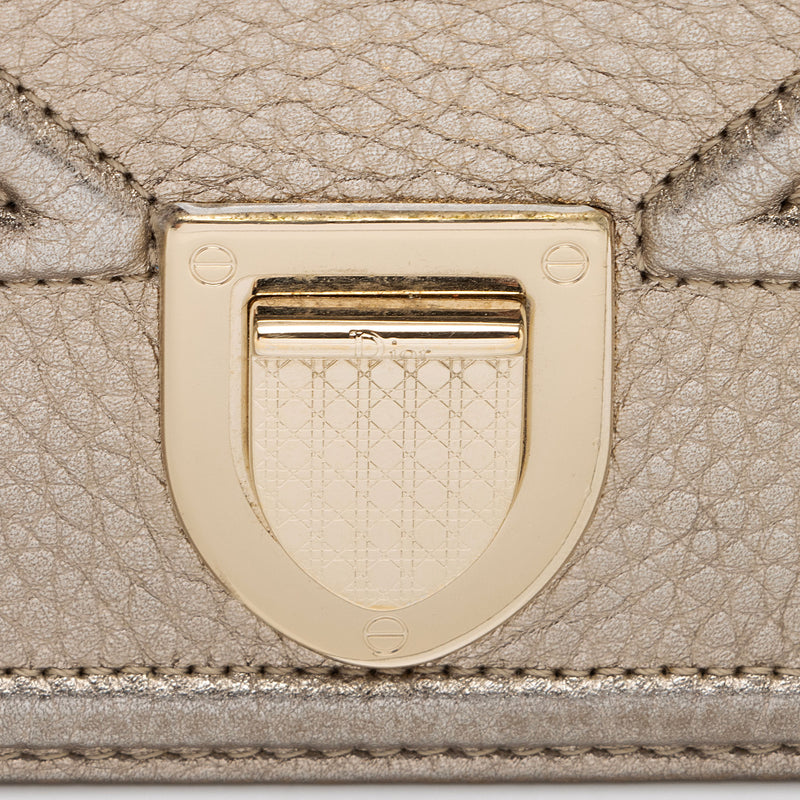 Dior Metallic Calfskin Diorama Wallet on Chain Bag (SHF-rpZnj7)