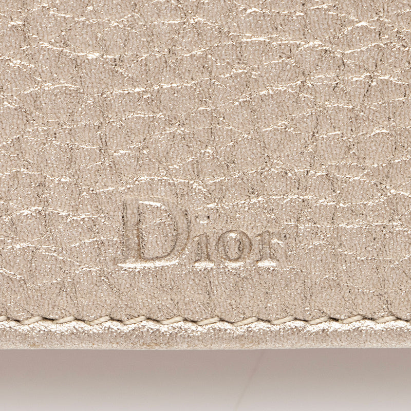 Dior Metallic Calfskin Diorama Wallet on Chain (SHF-fyOwgL)