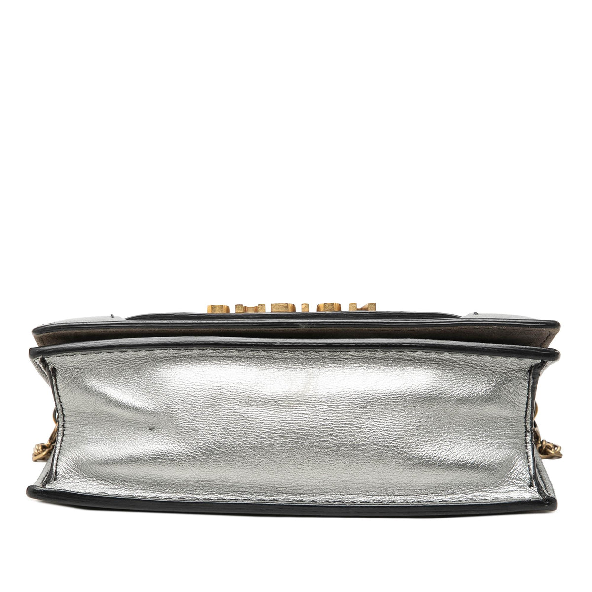 Dior Metallic Calfskin JAdior Clutch with Chain