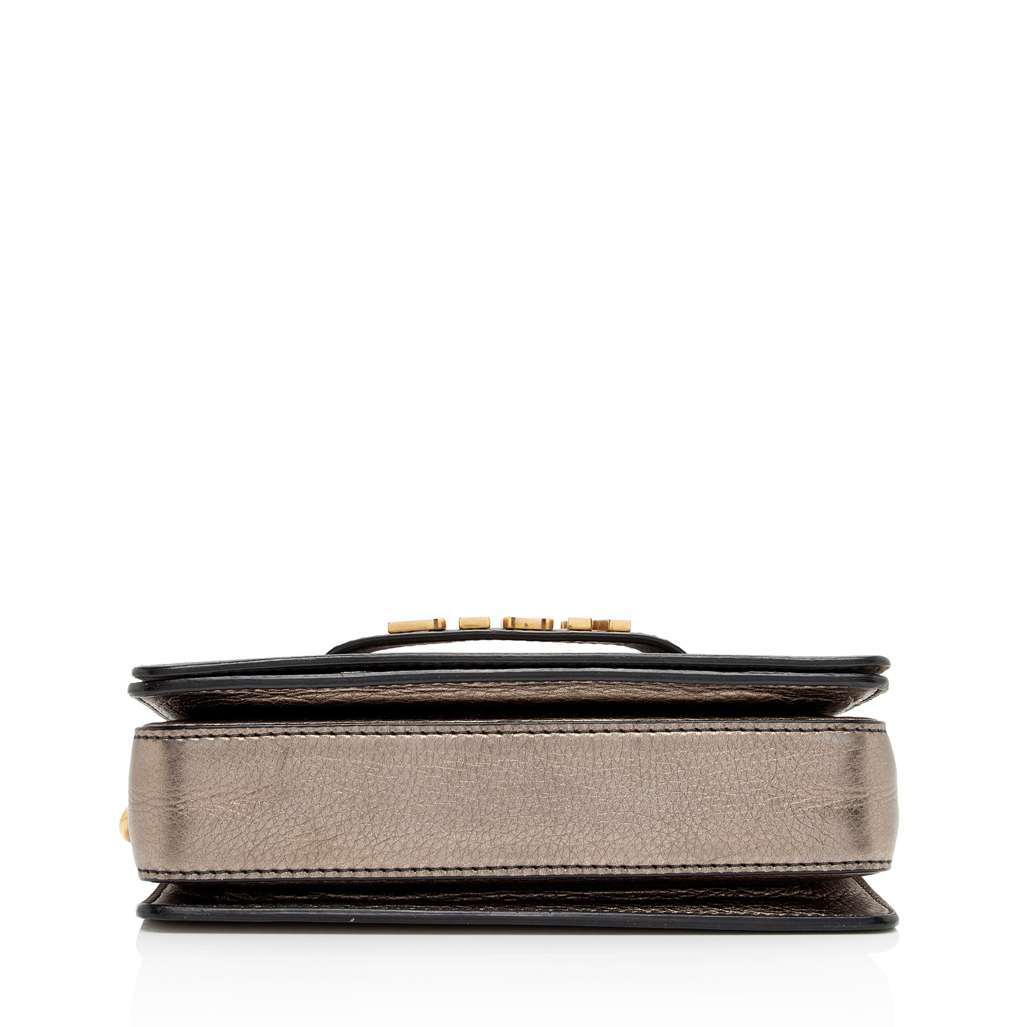 Dior Metallic Grained Calfskin Dio(R)evolution Flap Bag