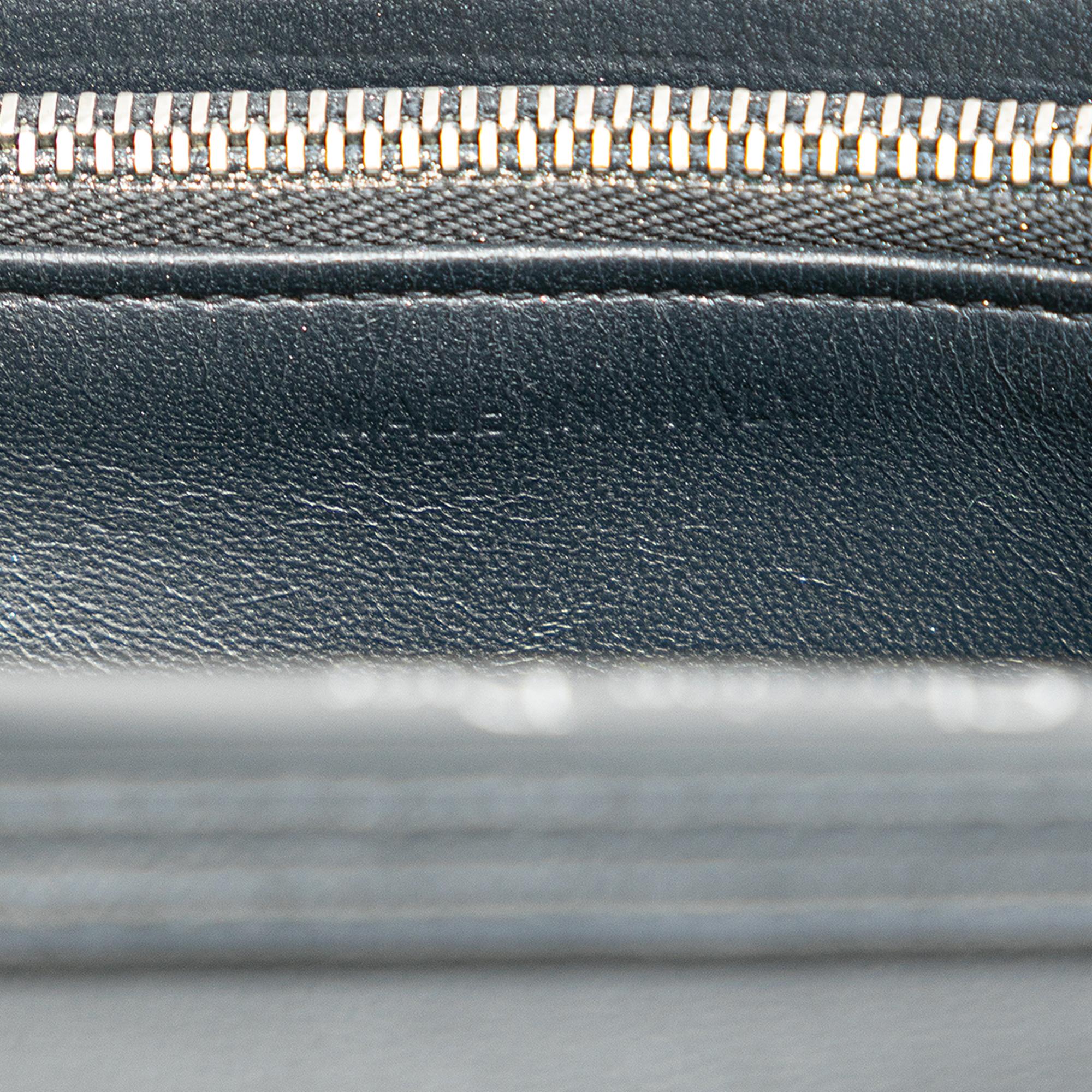 Dior Metallic Patent Microcannage Diorama Wallet on Chain (SHG-ZbLO9L)