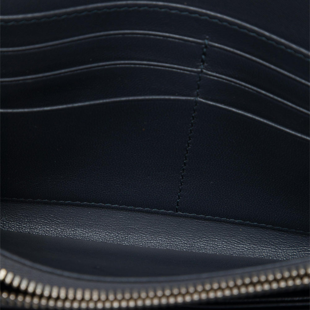 Dior Metallic Patent Microcannage Lady Dior Croisiere Wallet On Chain