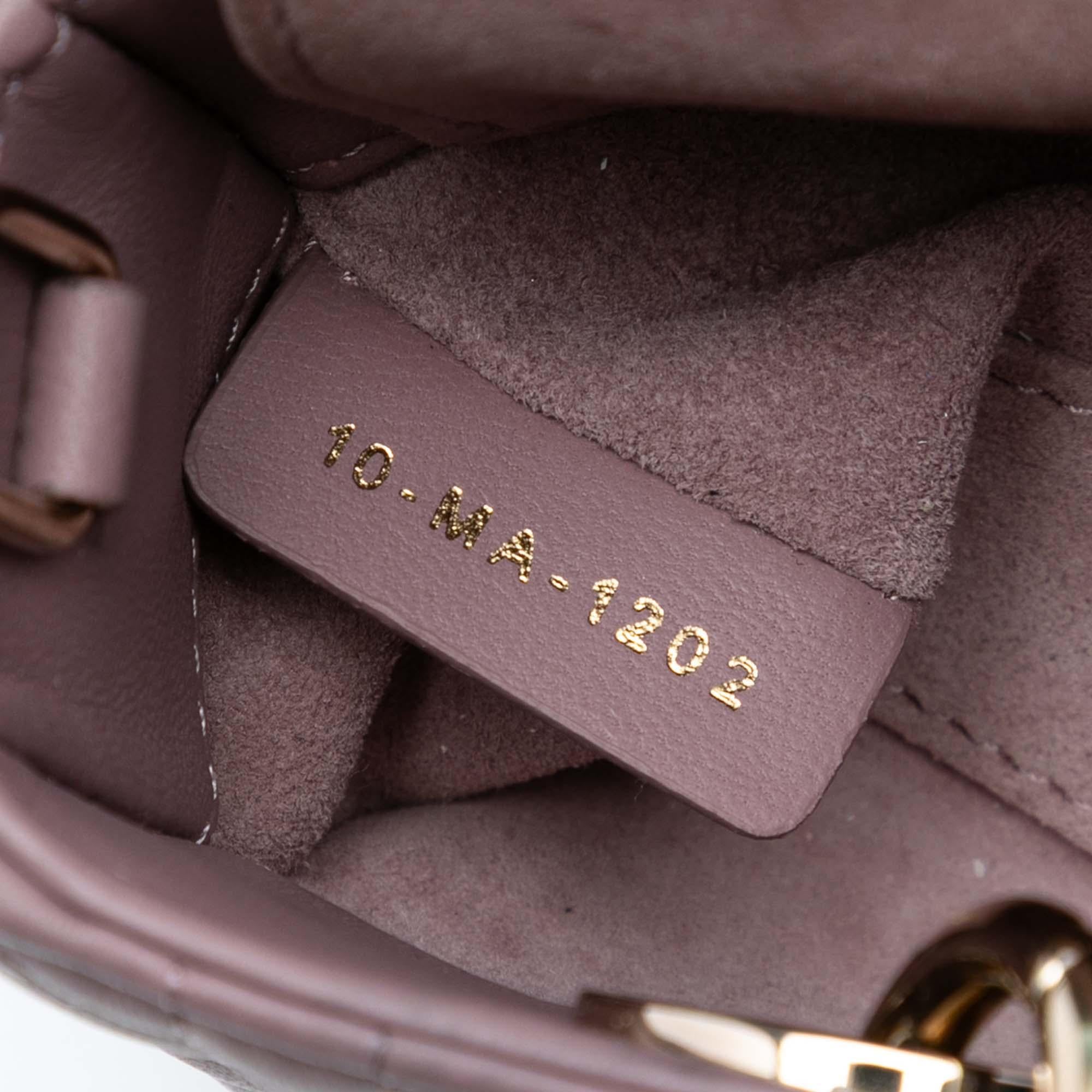 Dior Micro Lambskin Cannage Lady D Joy