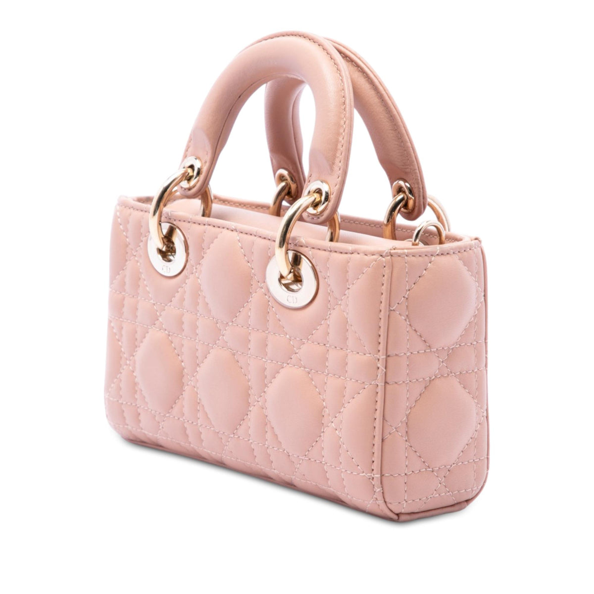 Dior Micro Lambskin Cannage Lady D Joy