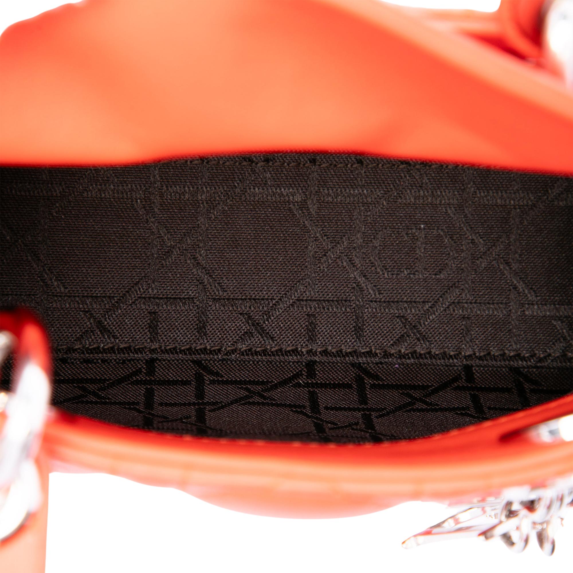 Dior Micro Lambskin Cannage Lady Dior