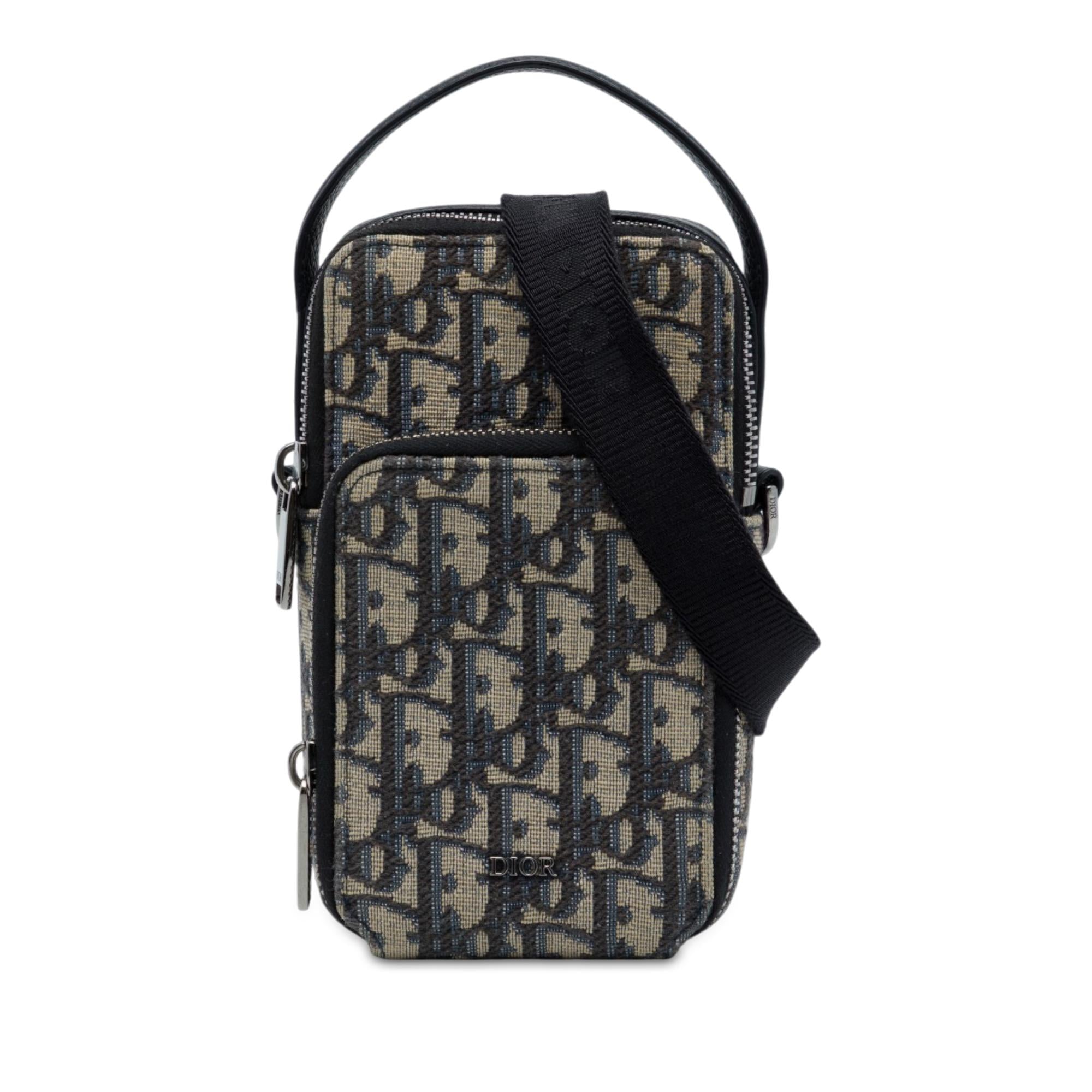 Dior Micro Oblique Canvas Rider Pouch