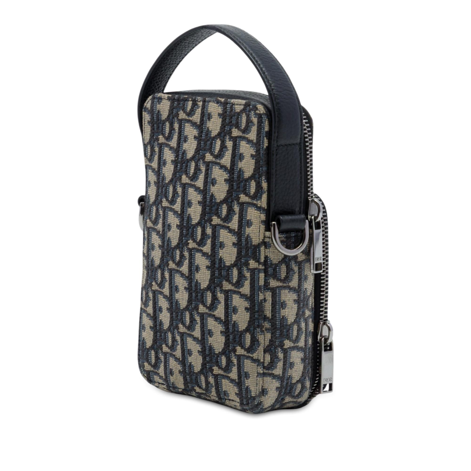 Dior Micro Oblique Canvas Rider Pouch