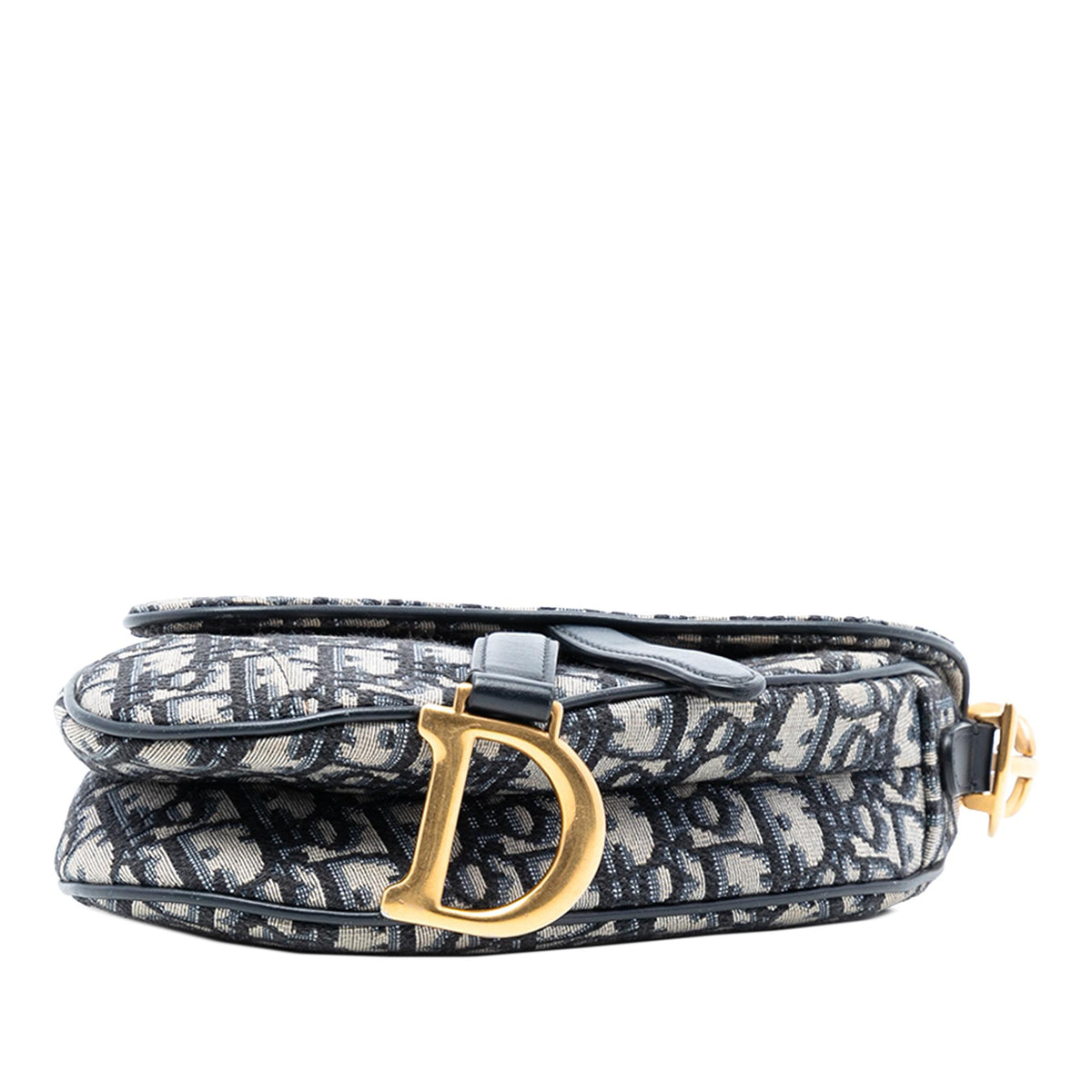 Dior Micro Oblique Canvas Saddle Bag