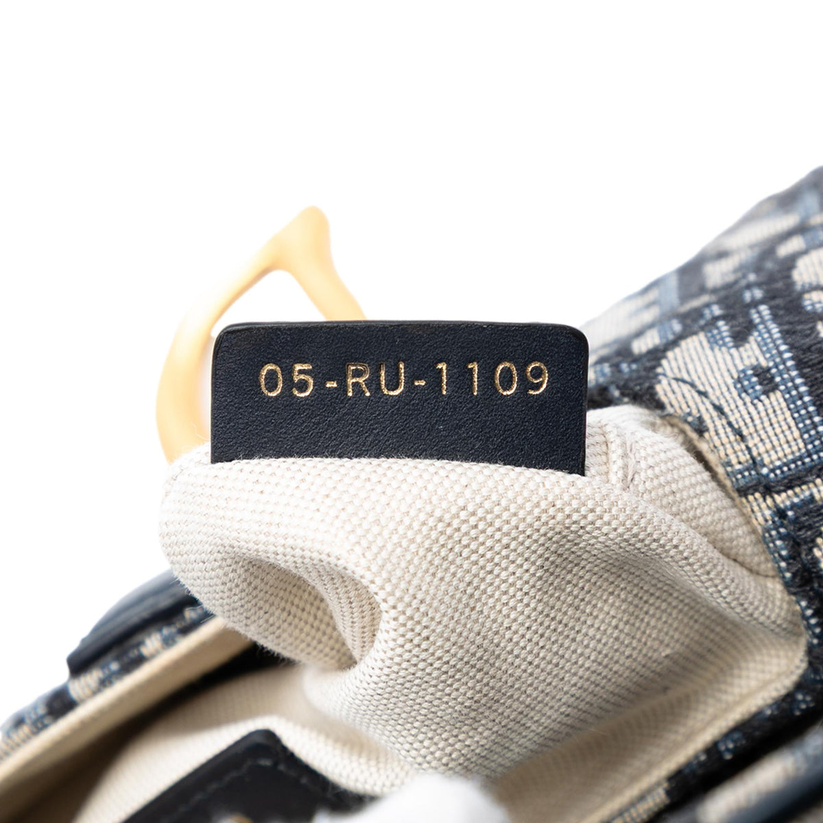 Dior Micro Oblique Canvas Saddle Bag