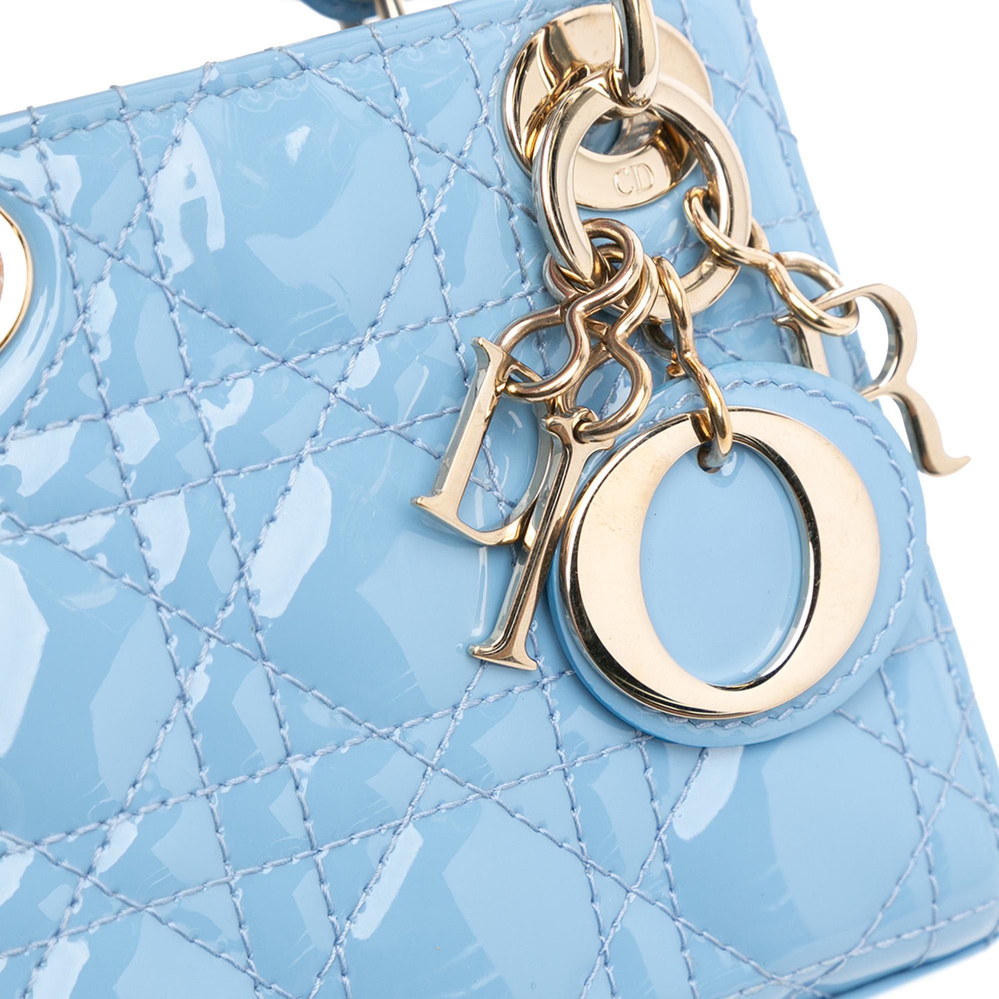 Dior Micro Patent Cannage Lady Dior