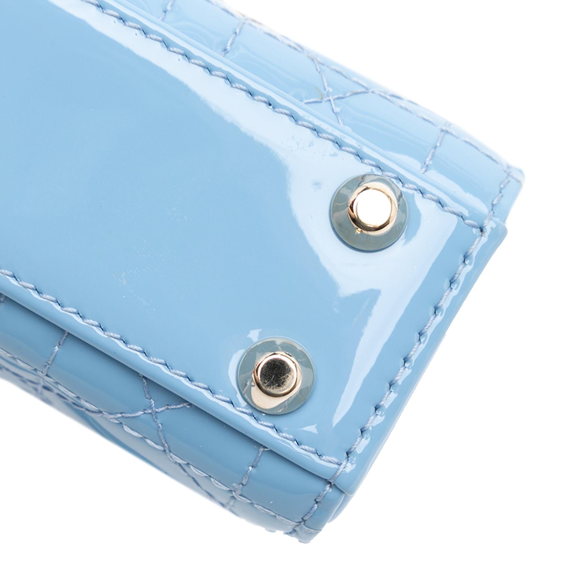 Dior Micro Patent Cannage Lady Dior