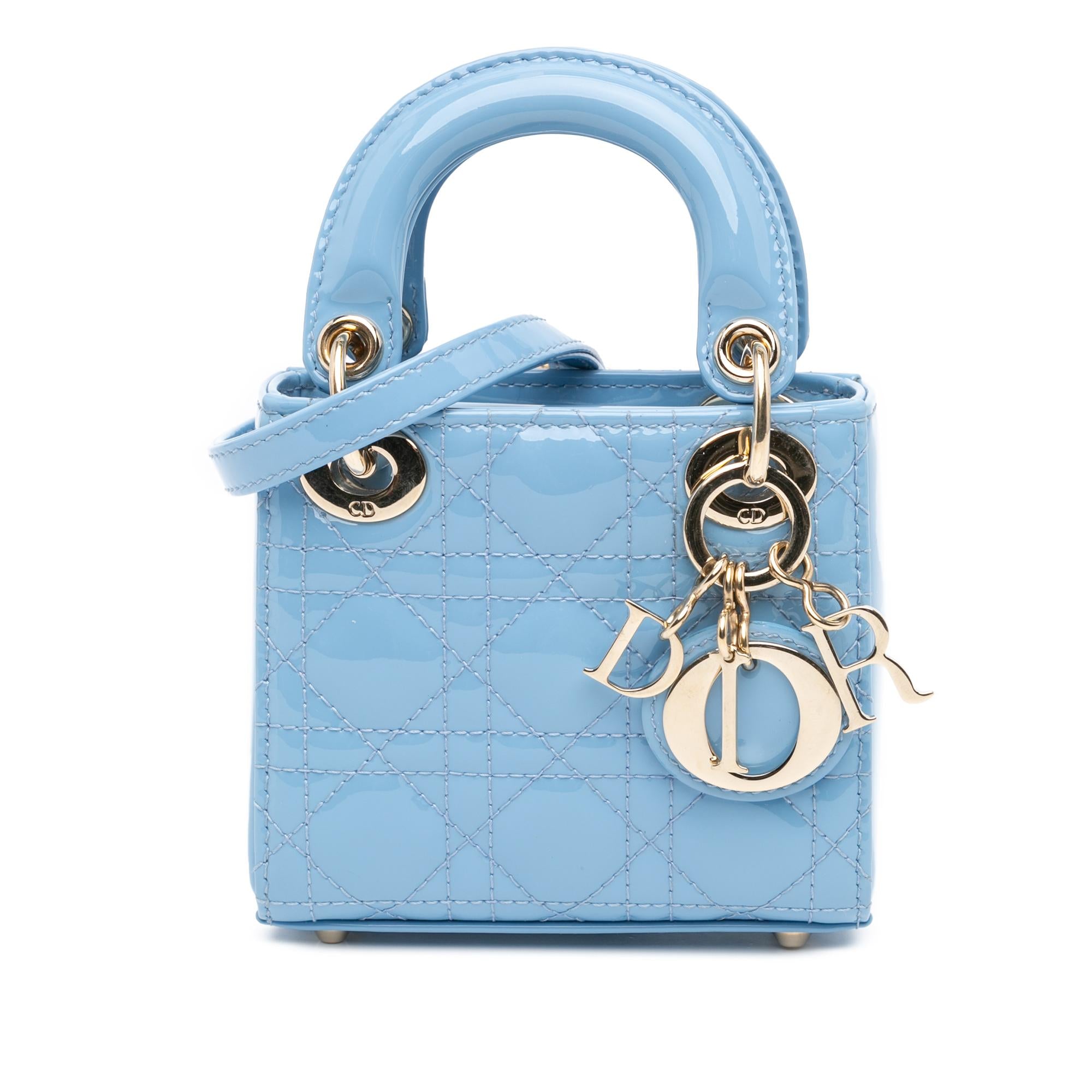 Dior Micro Patent Cannage Lady Dior