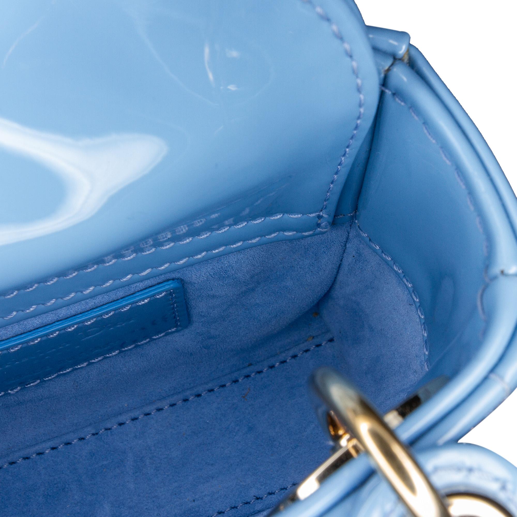 Dior Micro Patent Cannage Lady Dior