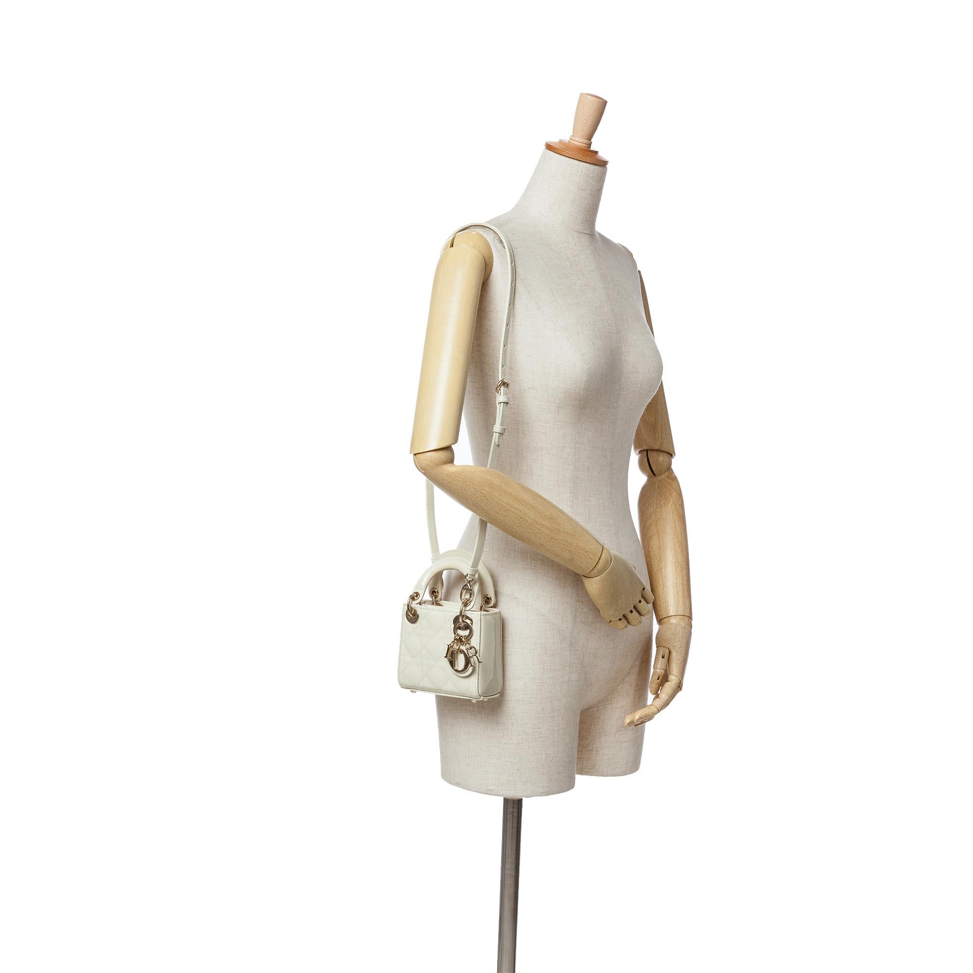 Dior Micro Patent Cannage Lady Dior