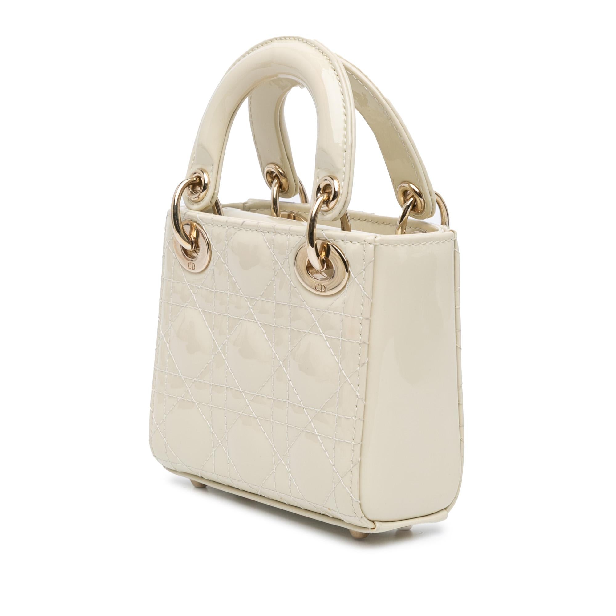 Dior Micro Patent Cannage Lady Dior