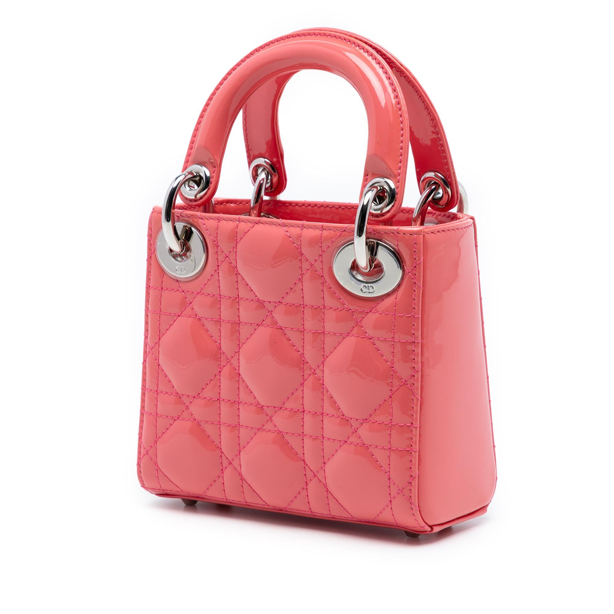 Dior Micro Patent Cannage Lady Dior