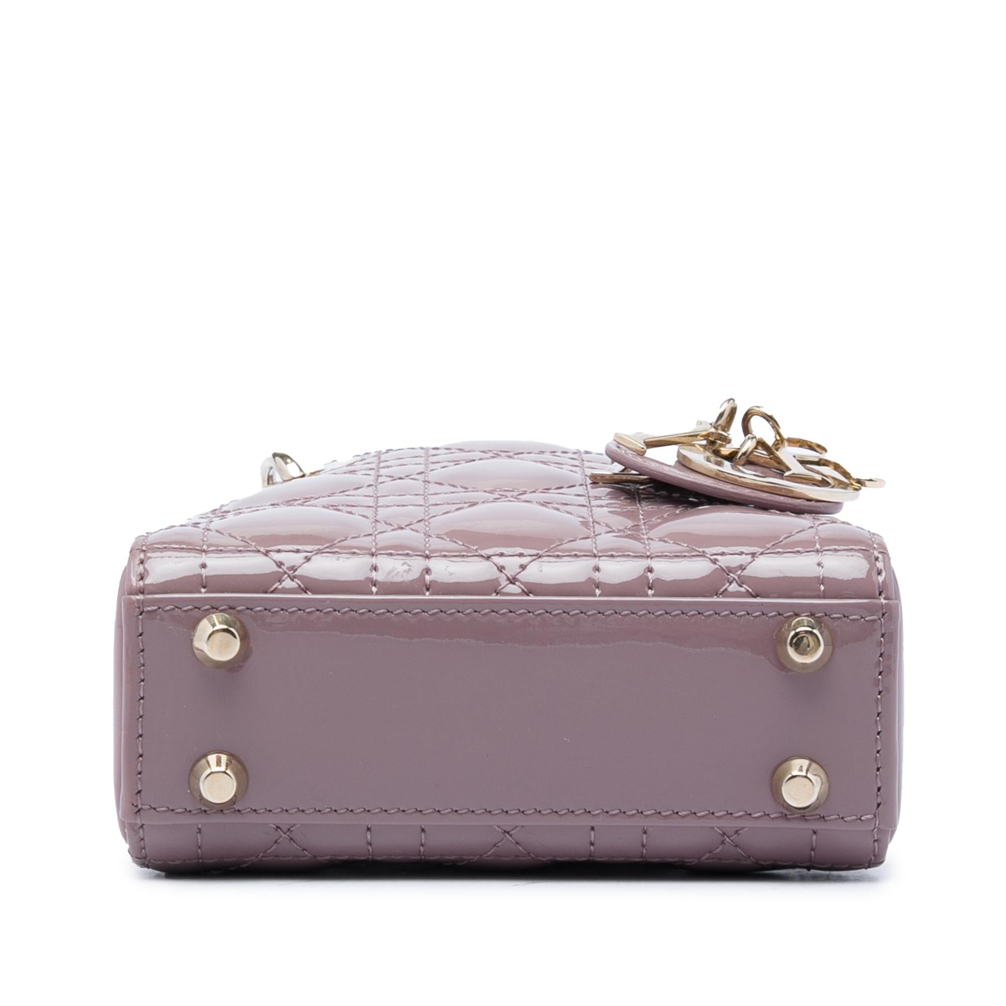 Dior Micro Patent Cannage Lady Dior