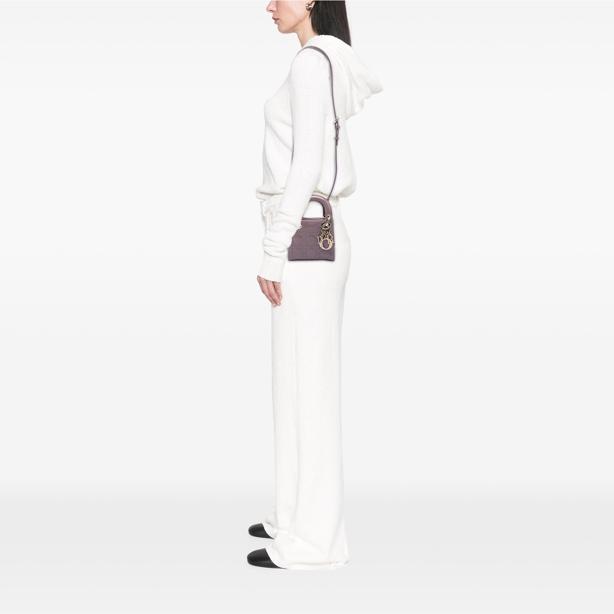 Dior Micro Patent Cannage Lady Dior
