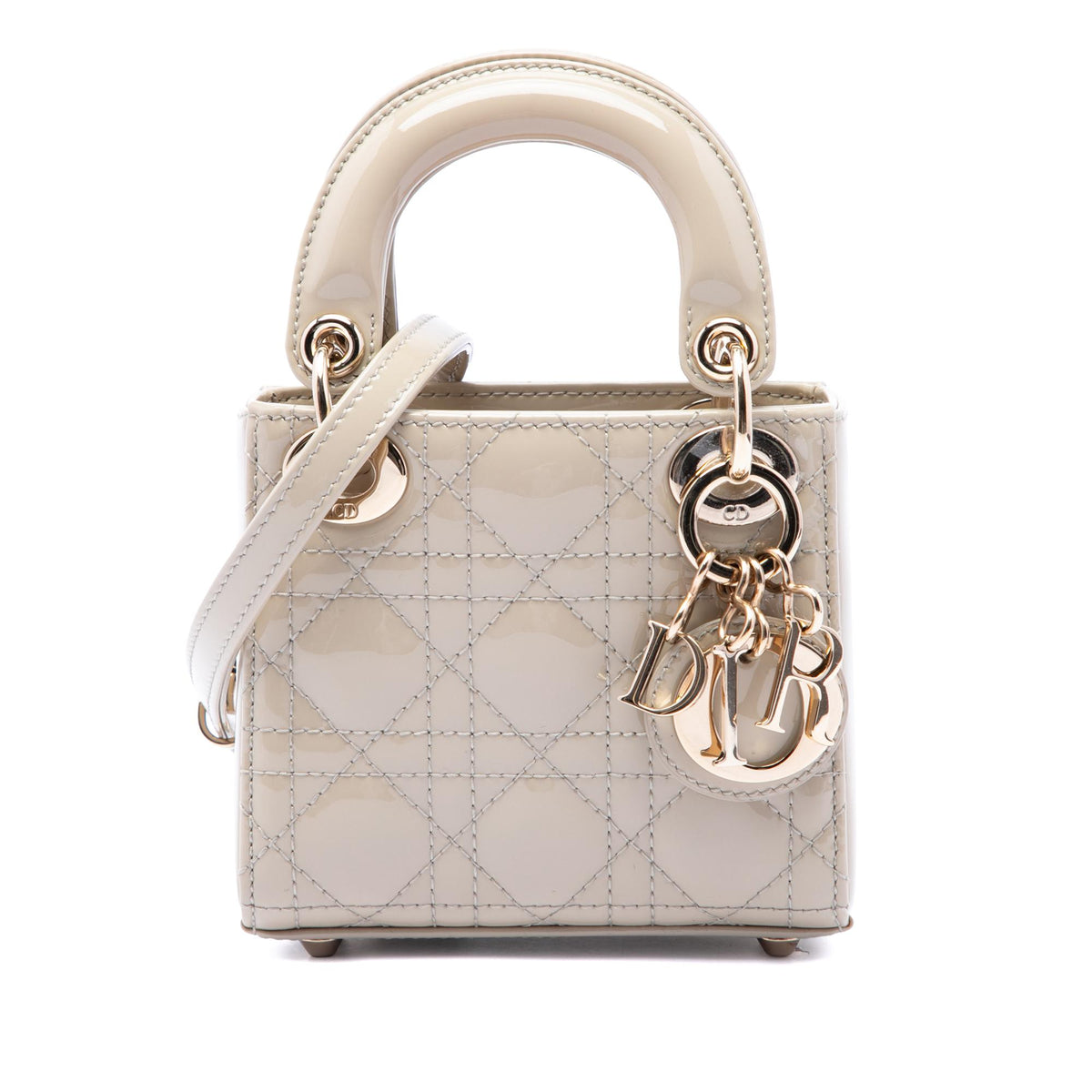 Dior Micro Patent Cannage Lady Dior