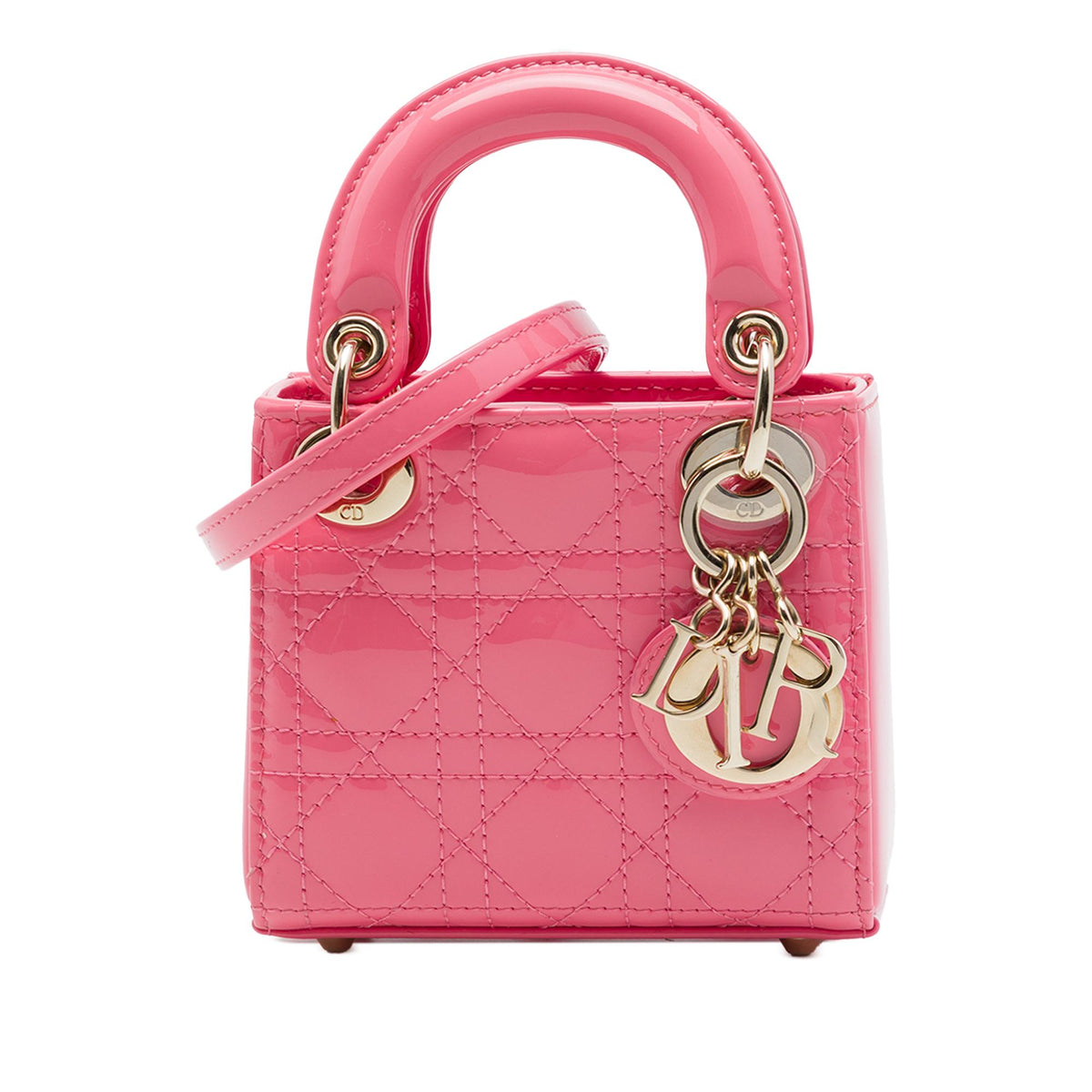 Dior Micro Patent Cannage Lady Dior