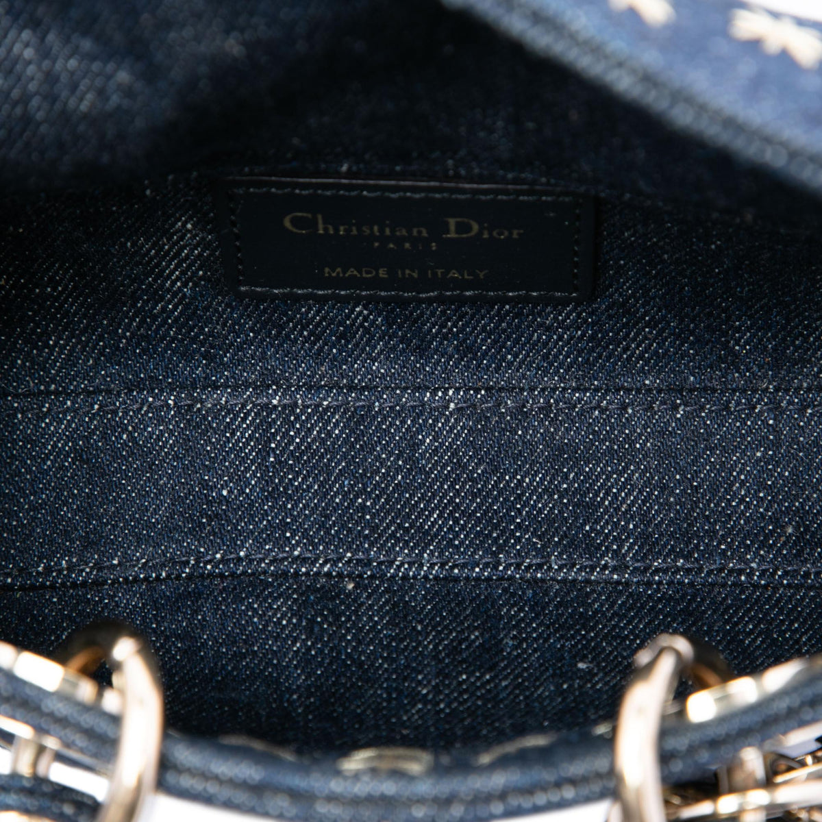 Dior Micro Star Embroidered Denim Lady D Joy