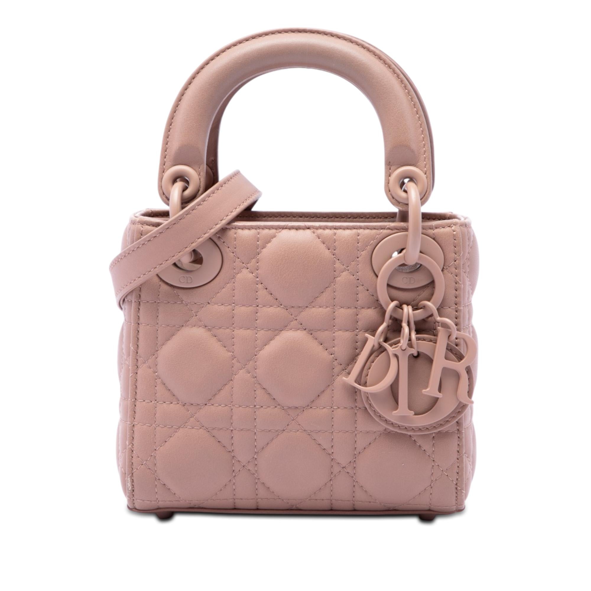 Dior Micro Ultra Matte Calfskin Cannage Lady Dior