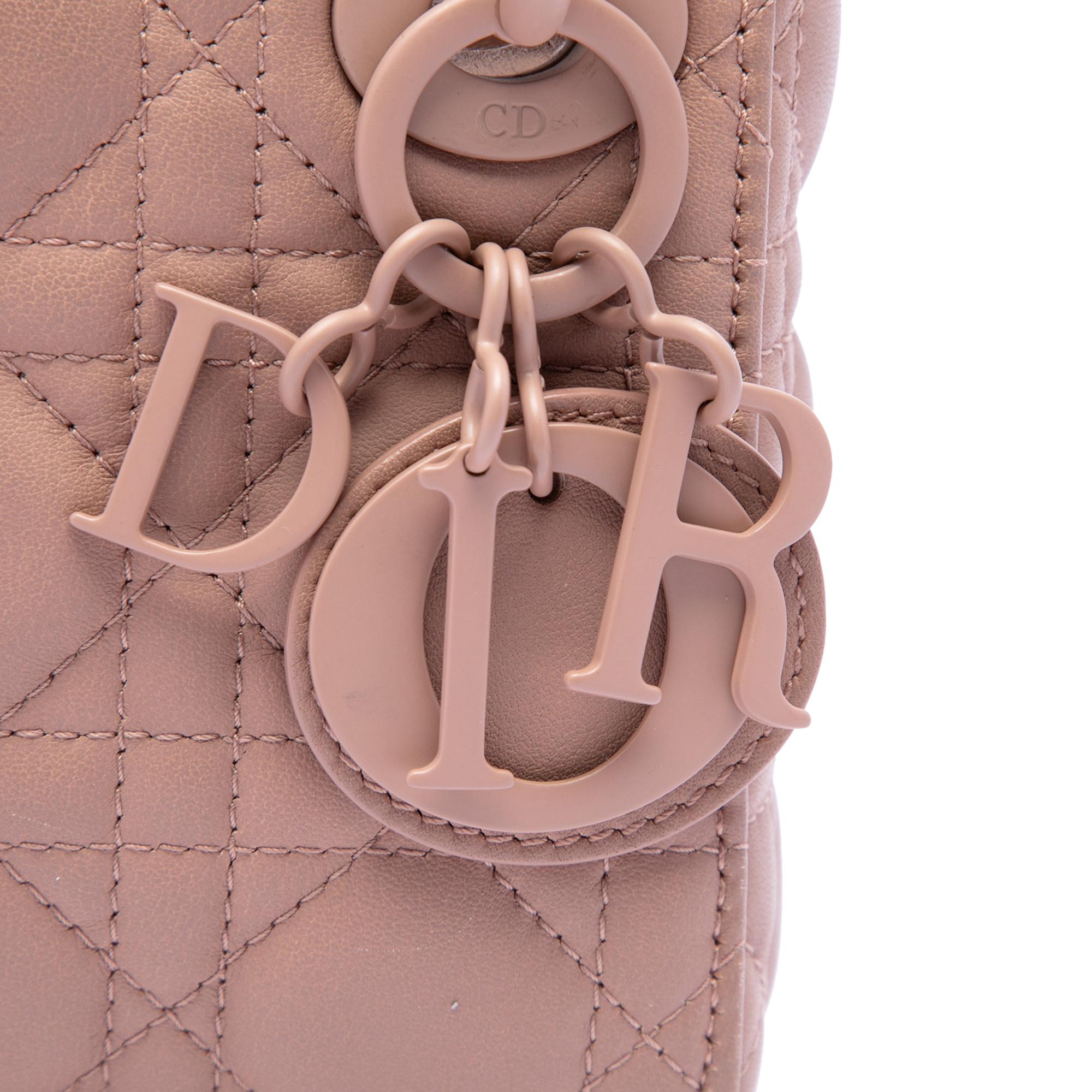 Dior Micro Ultra Matte Calfskin Cannage Lady Dior