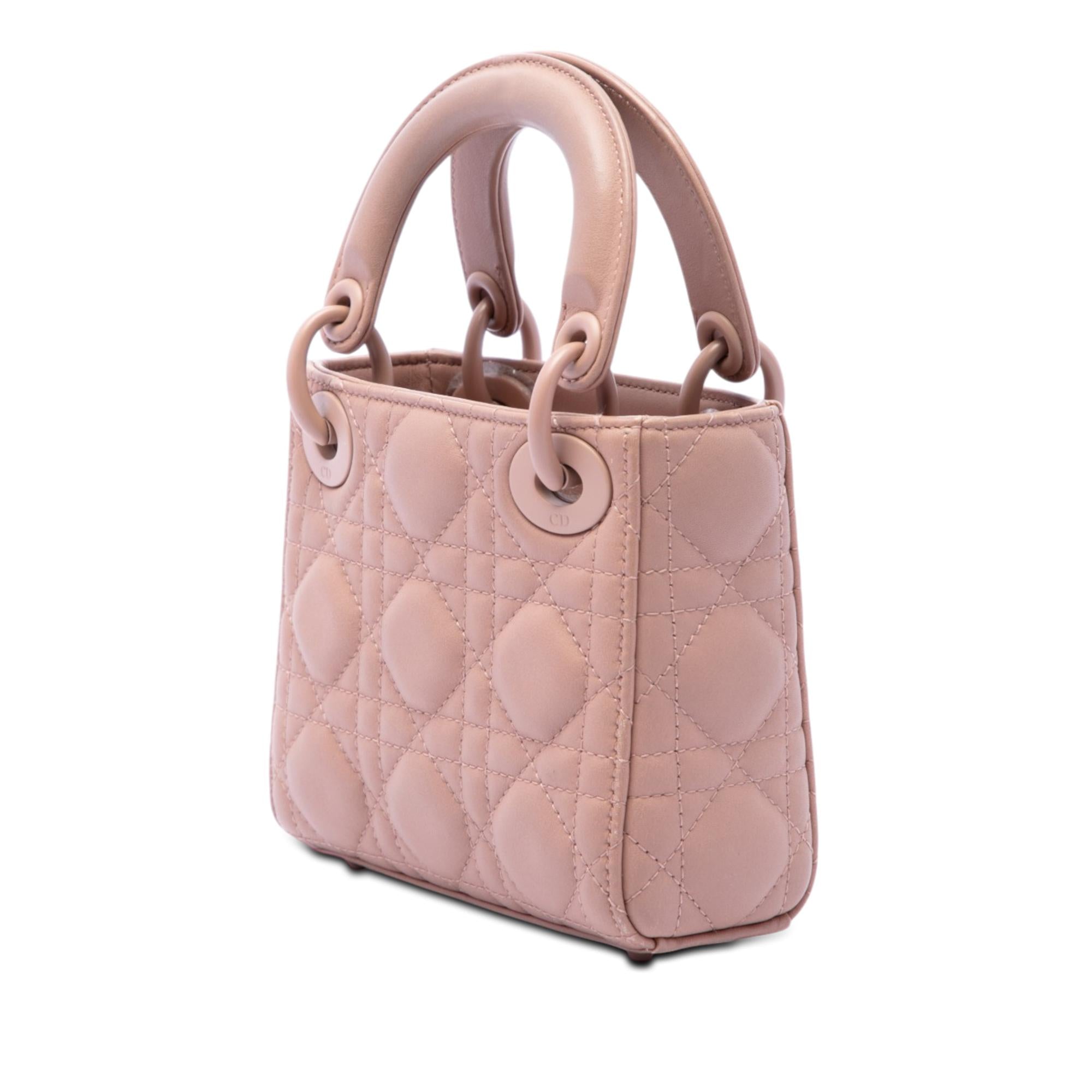Dior Micro Ultra Matte Calfskin Cannage Lady Dior