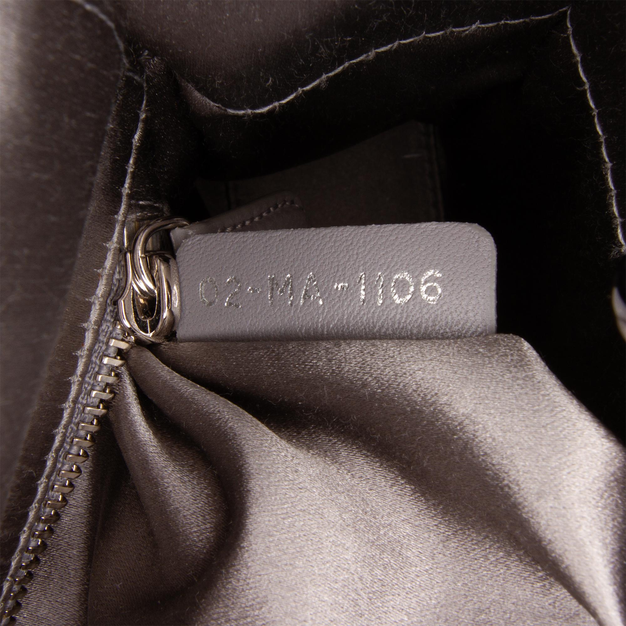 Dior Mini Beaded Satin Cannage Lady Dior (SHG-gwW3DC)