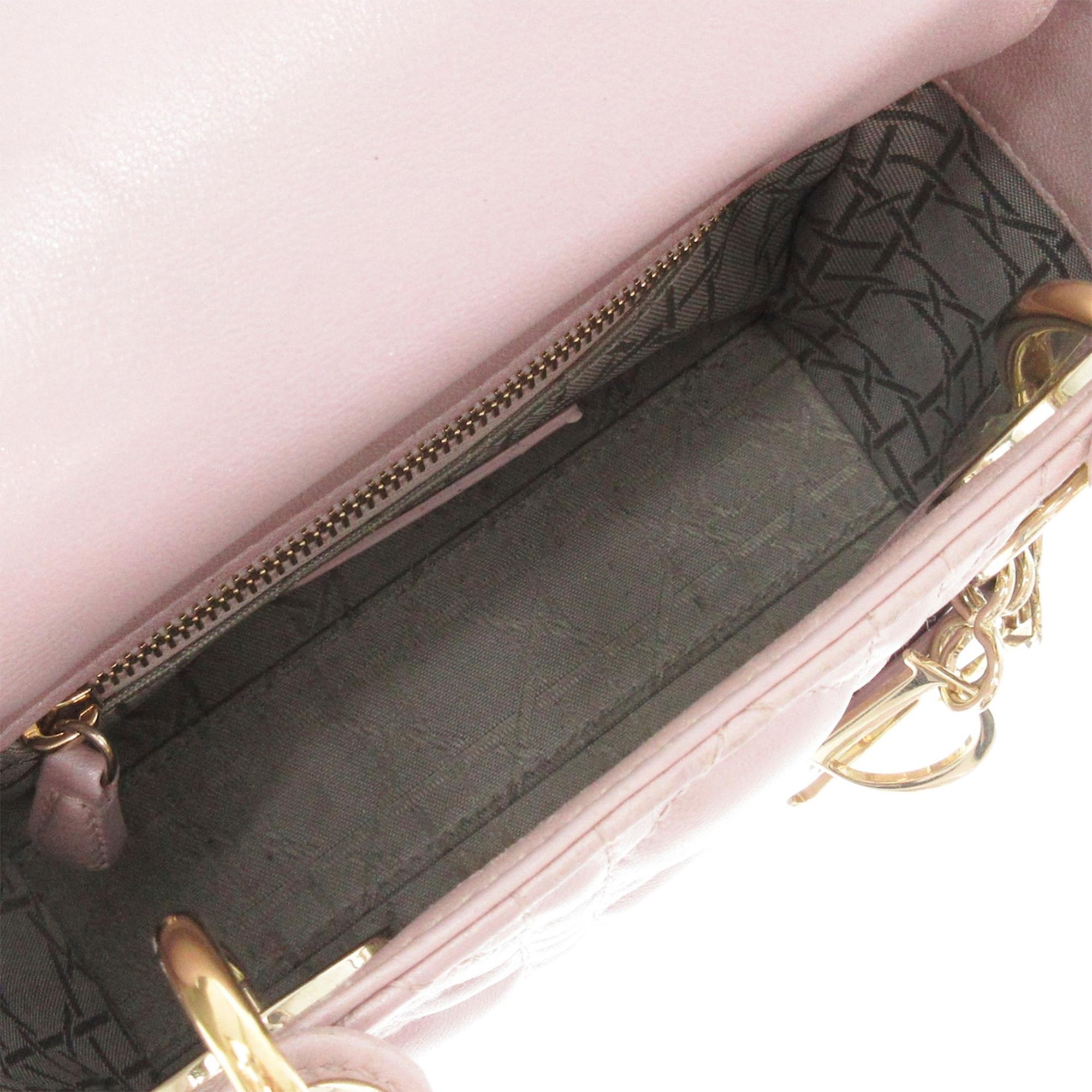 Dior Mini Cannage Lady Dior (SHG-mD2rDc)