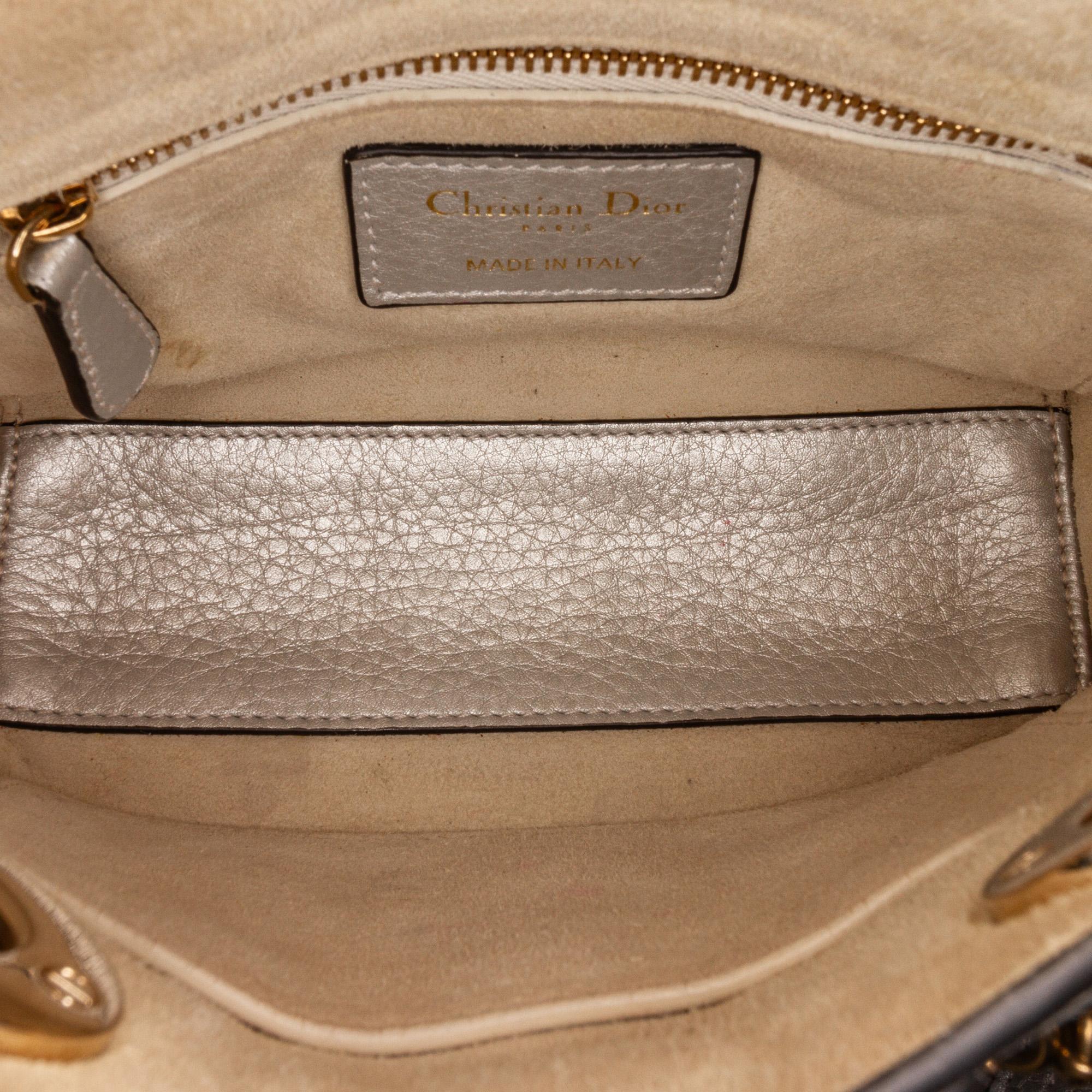 Dior Mini Cannage Lambskin Lady Dior (SHG-MzLTwv)